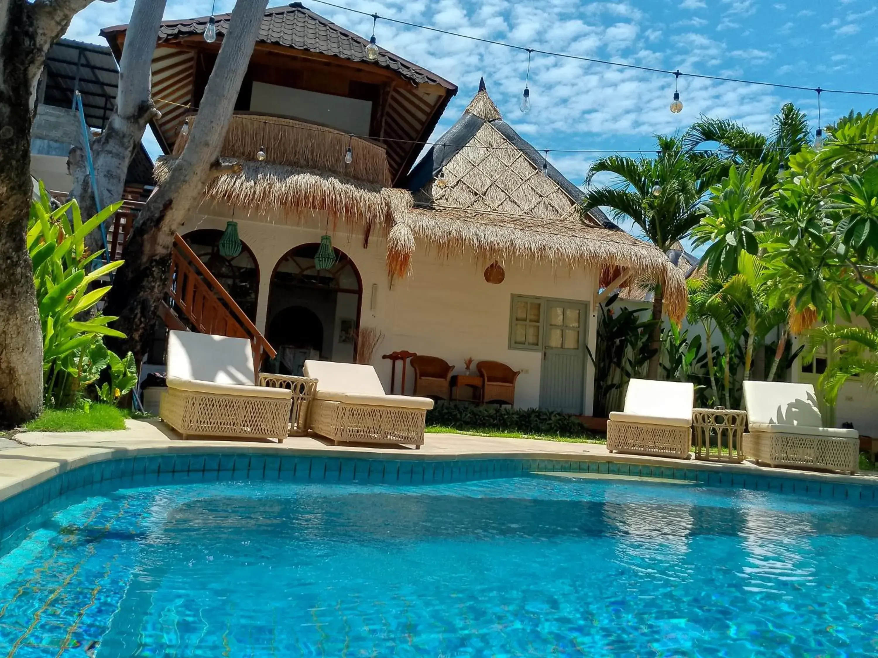 Pool view, Swimming Pool in Gili Breeze Tropical Bungalows