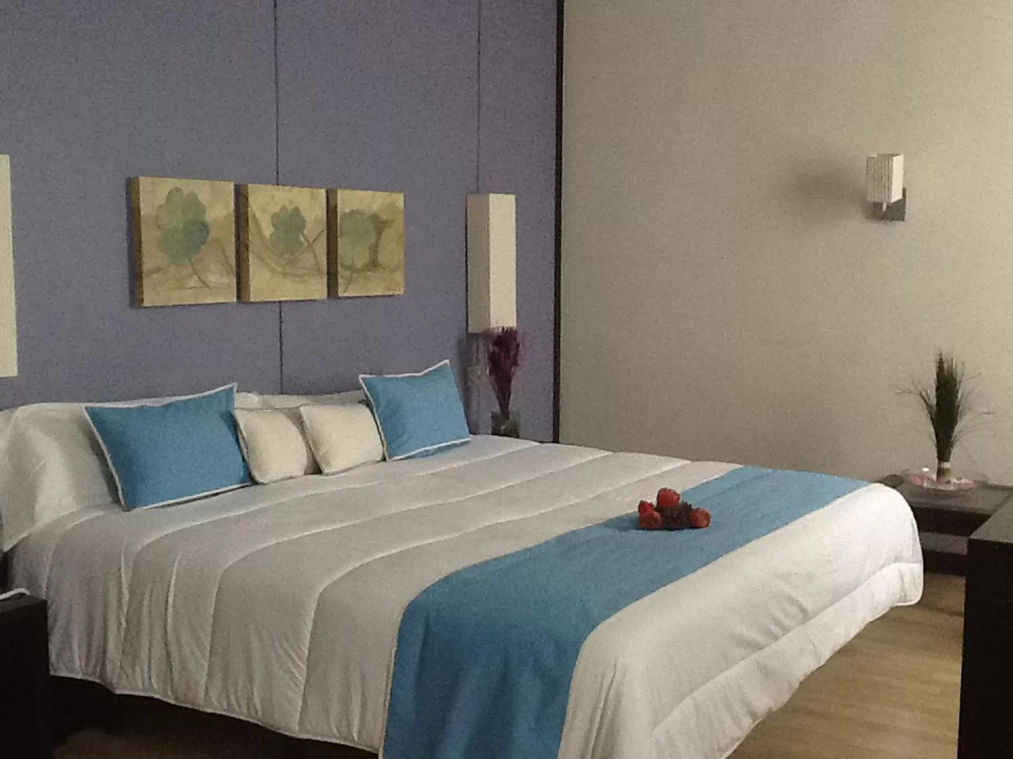 Decorative detail, Bed in Hotel Puerta de Ocaña