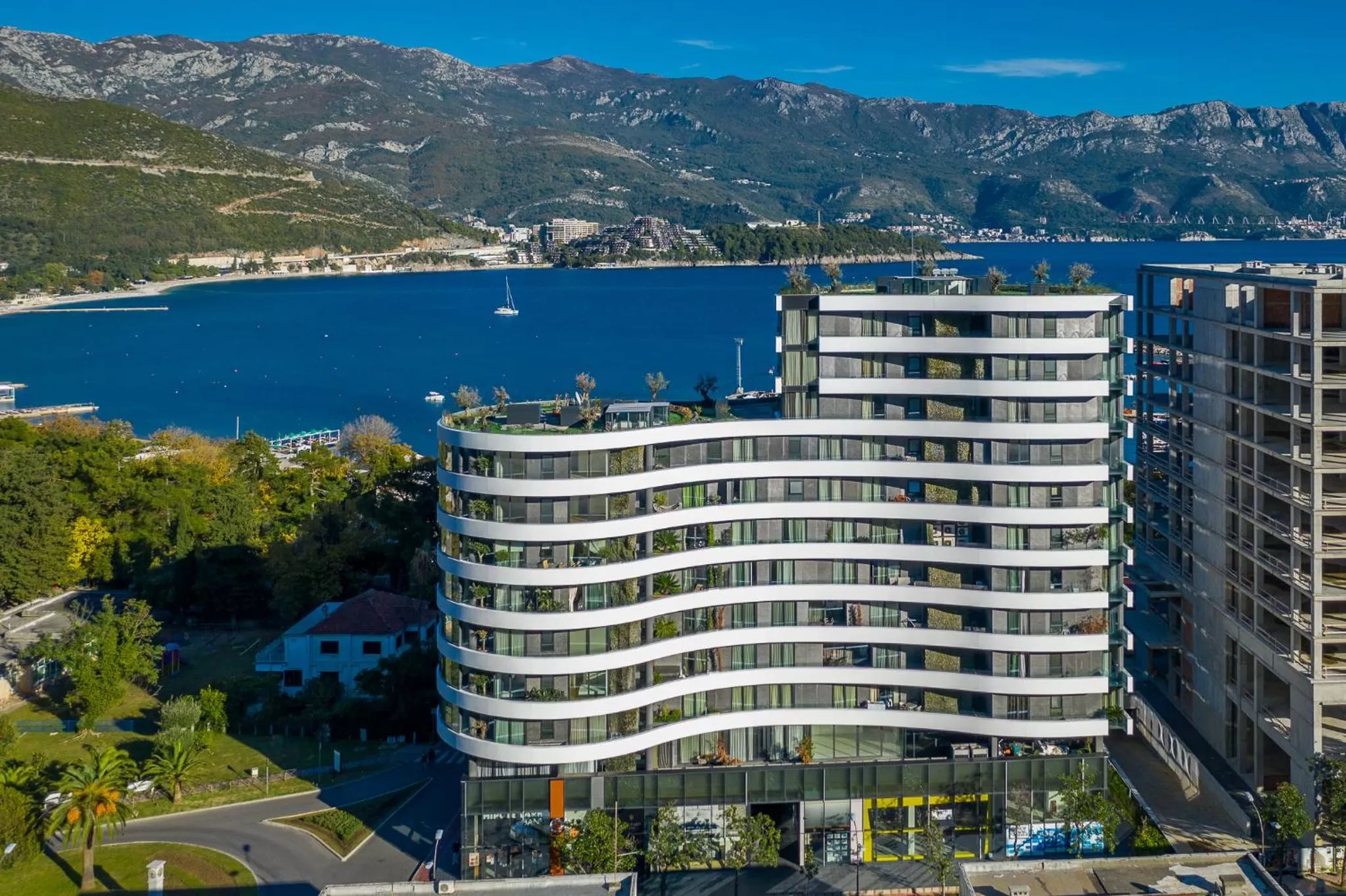 Property building in Apartments PERLA Budva
