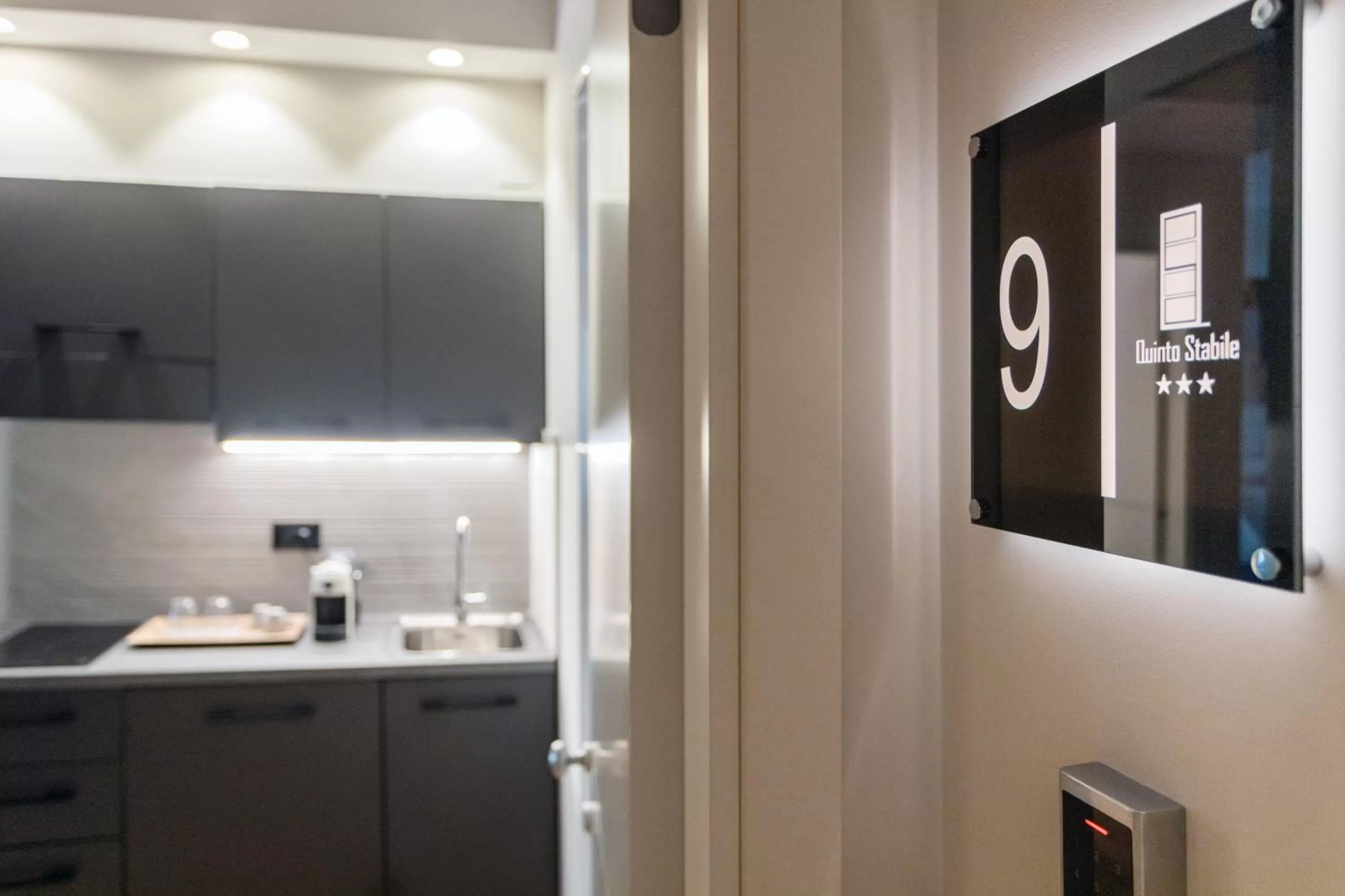 Kitchen or kitchenette in Quinto Stabile Rooms&Suite