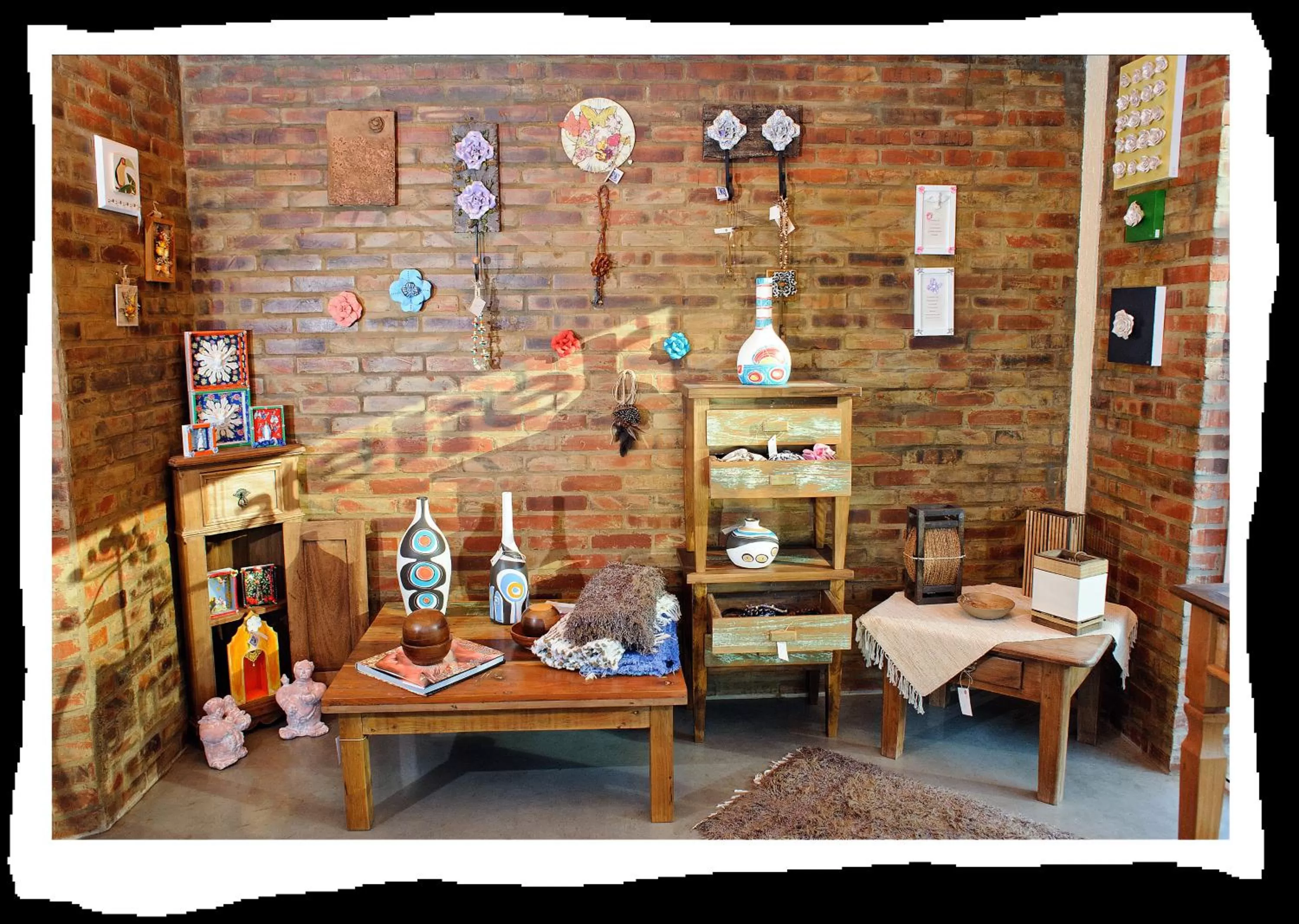 Decorative detail in Bina's Haus Pousada, Cafeteria e Atelier