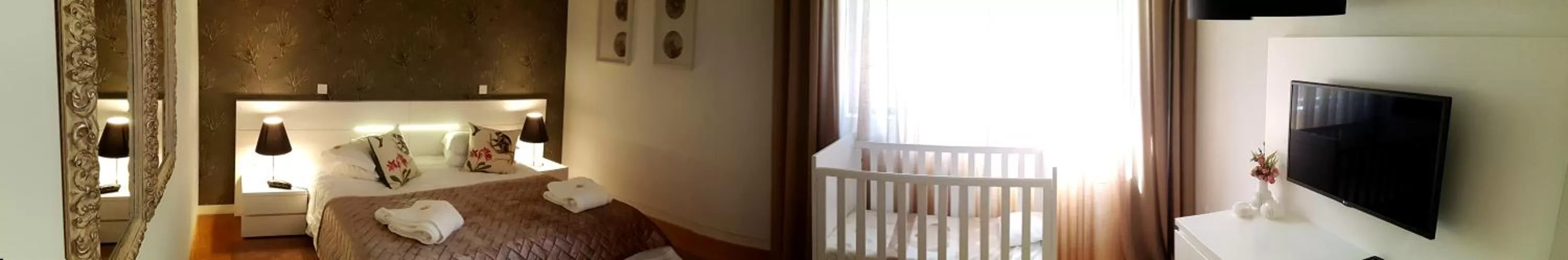 cot, Bed in Hotel Rural Quinta das Quintães