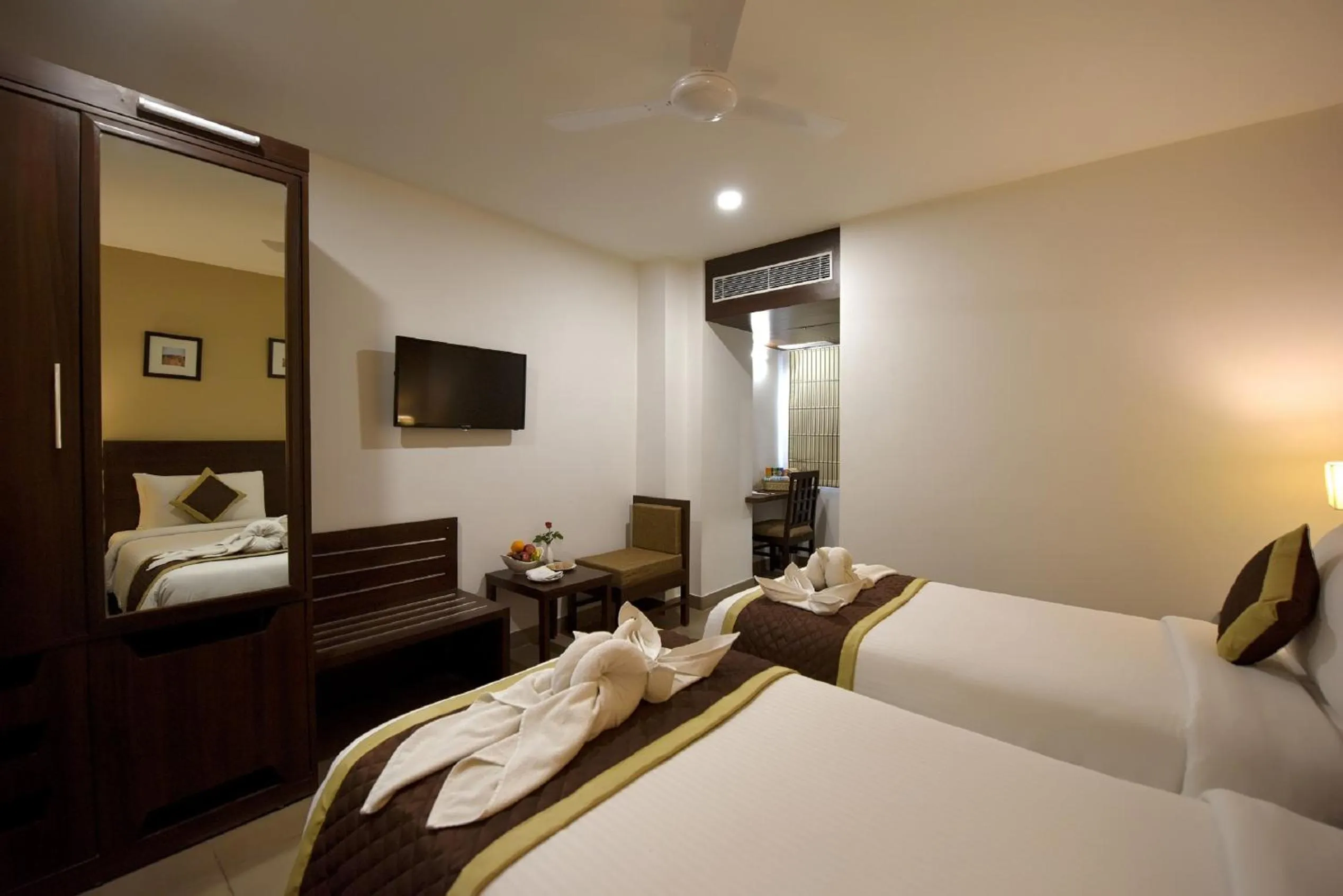 Bedroom, Bed in Hotel Gandharva- A Green Hotel