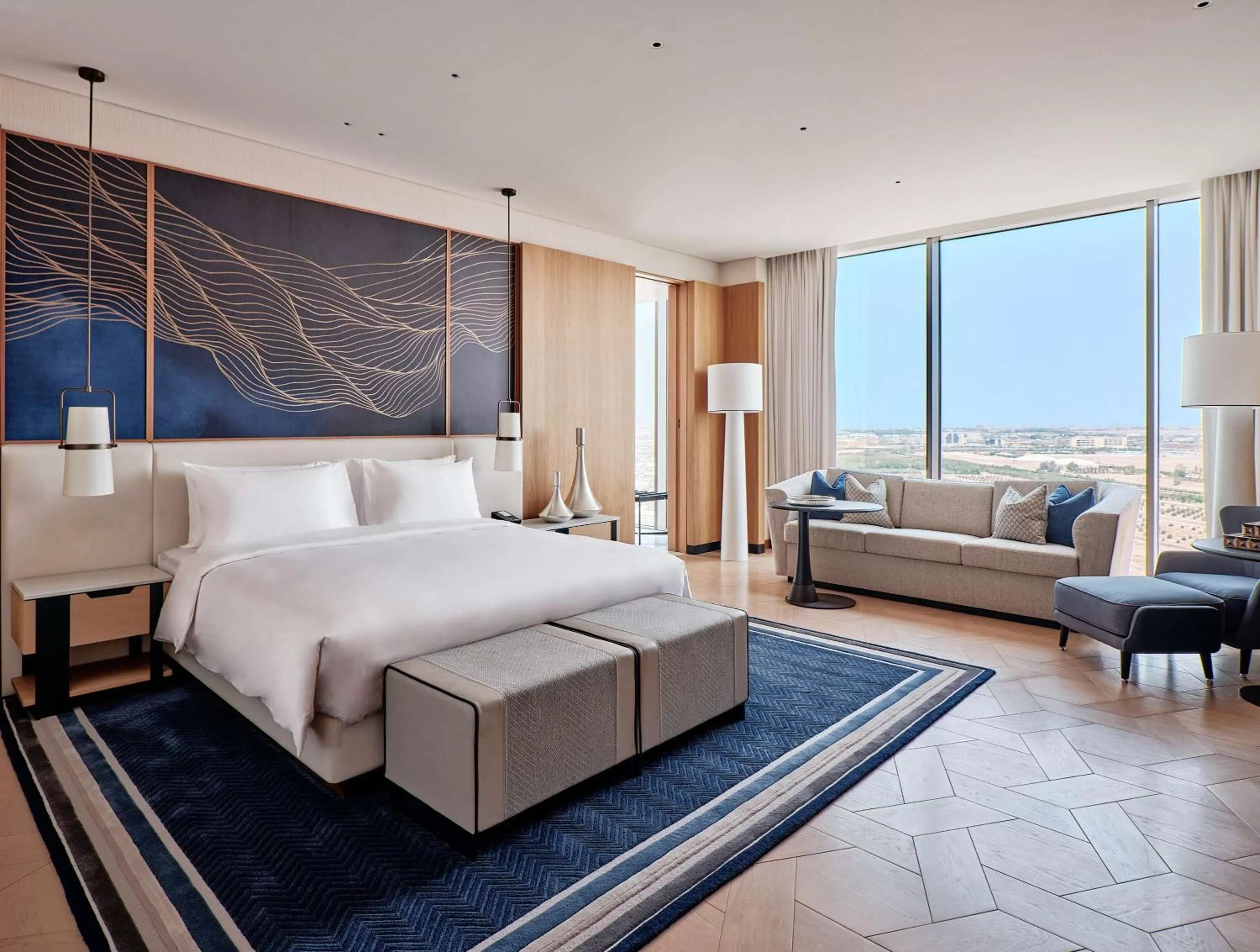 Bedroom, Bed in Grand Hyatt Kuwait
