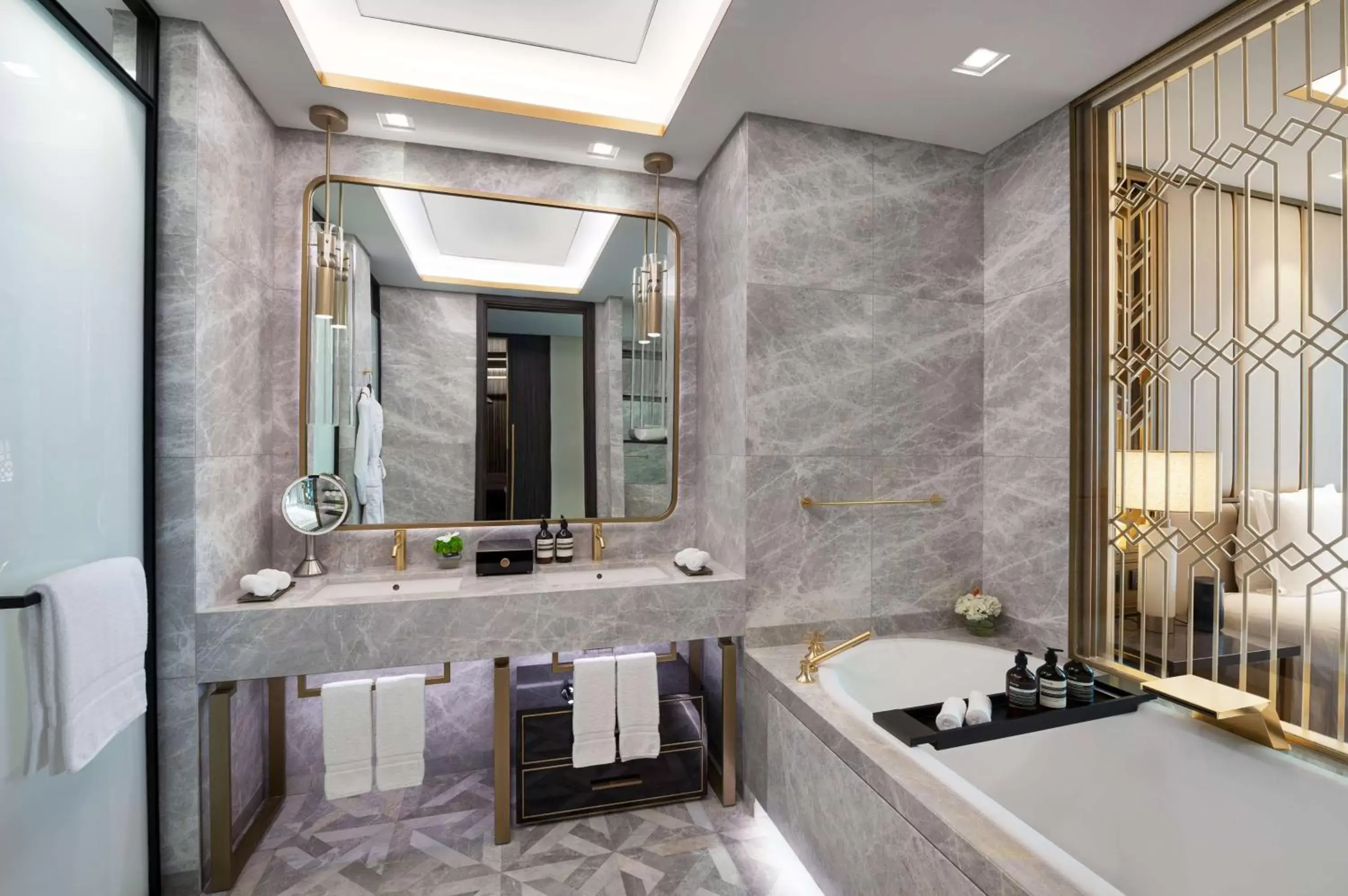 Bathroom in Waldorf Astoria Kuwait