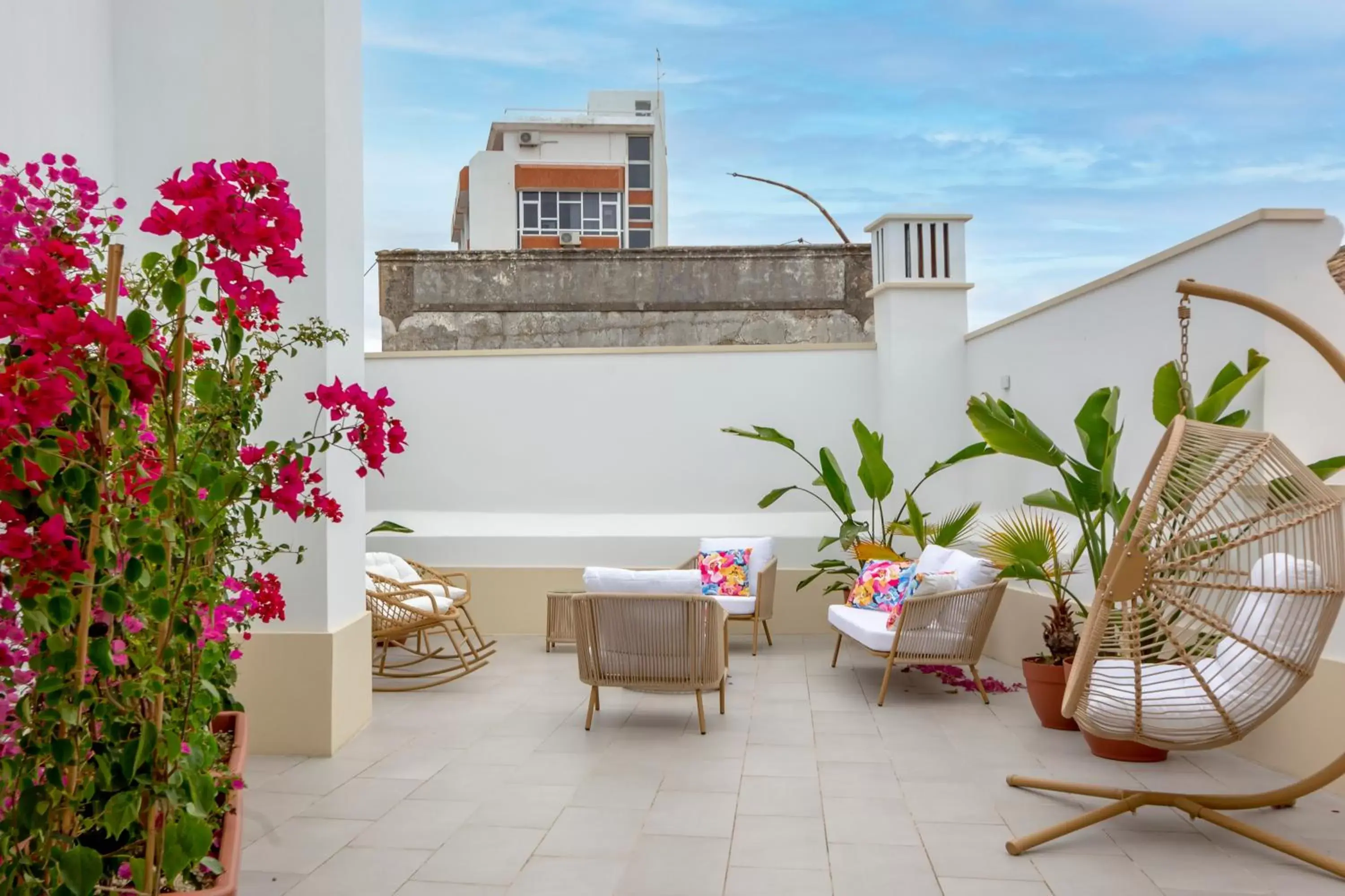 Balcony/Terrace in Guest House Jacarandá Faro