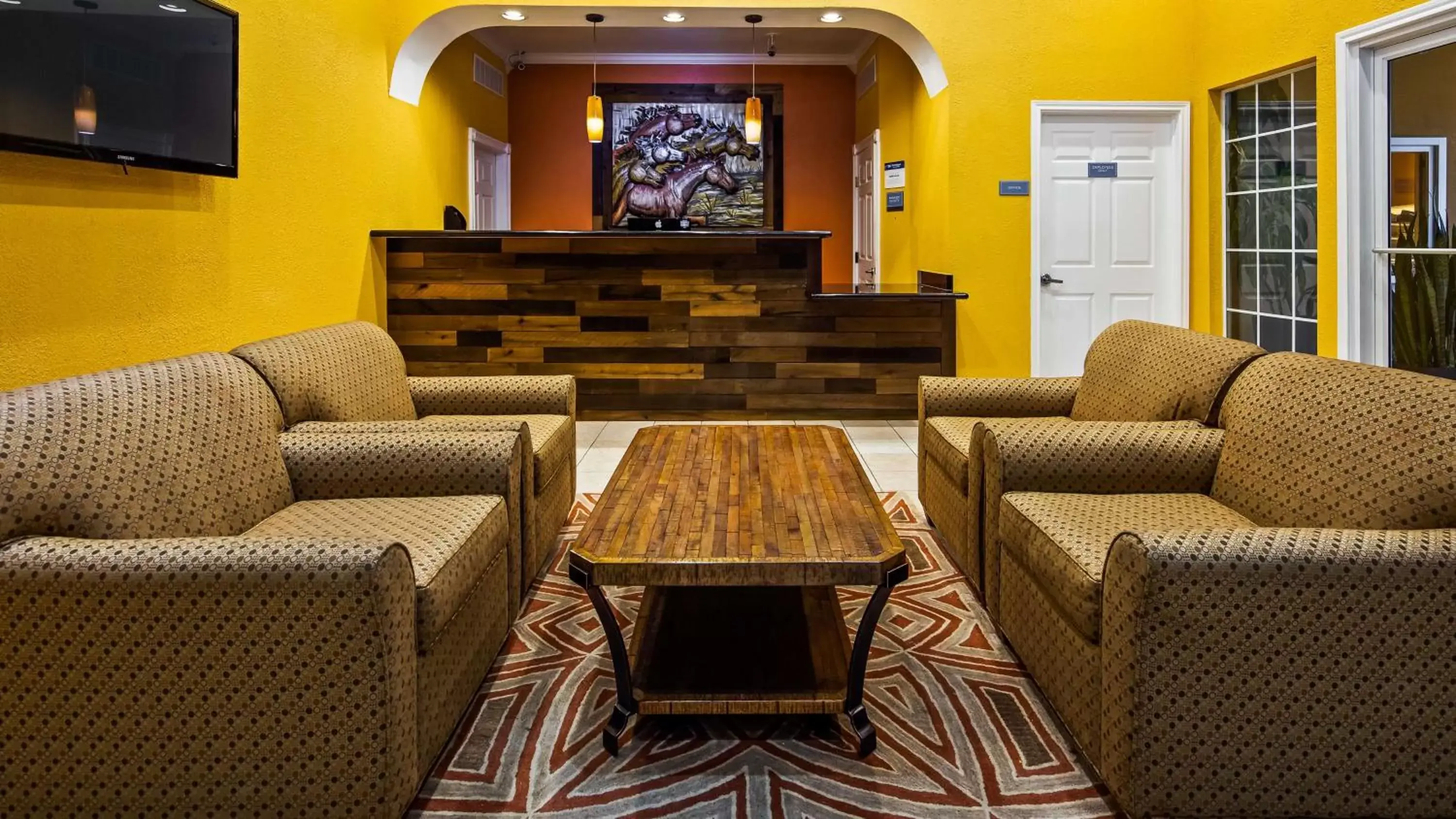 Lobby or reception, Lounge/Bar in Best Western La Hacienda Inn