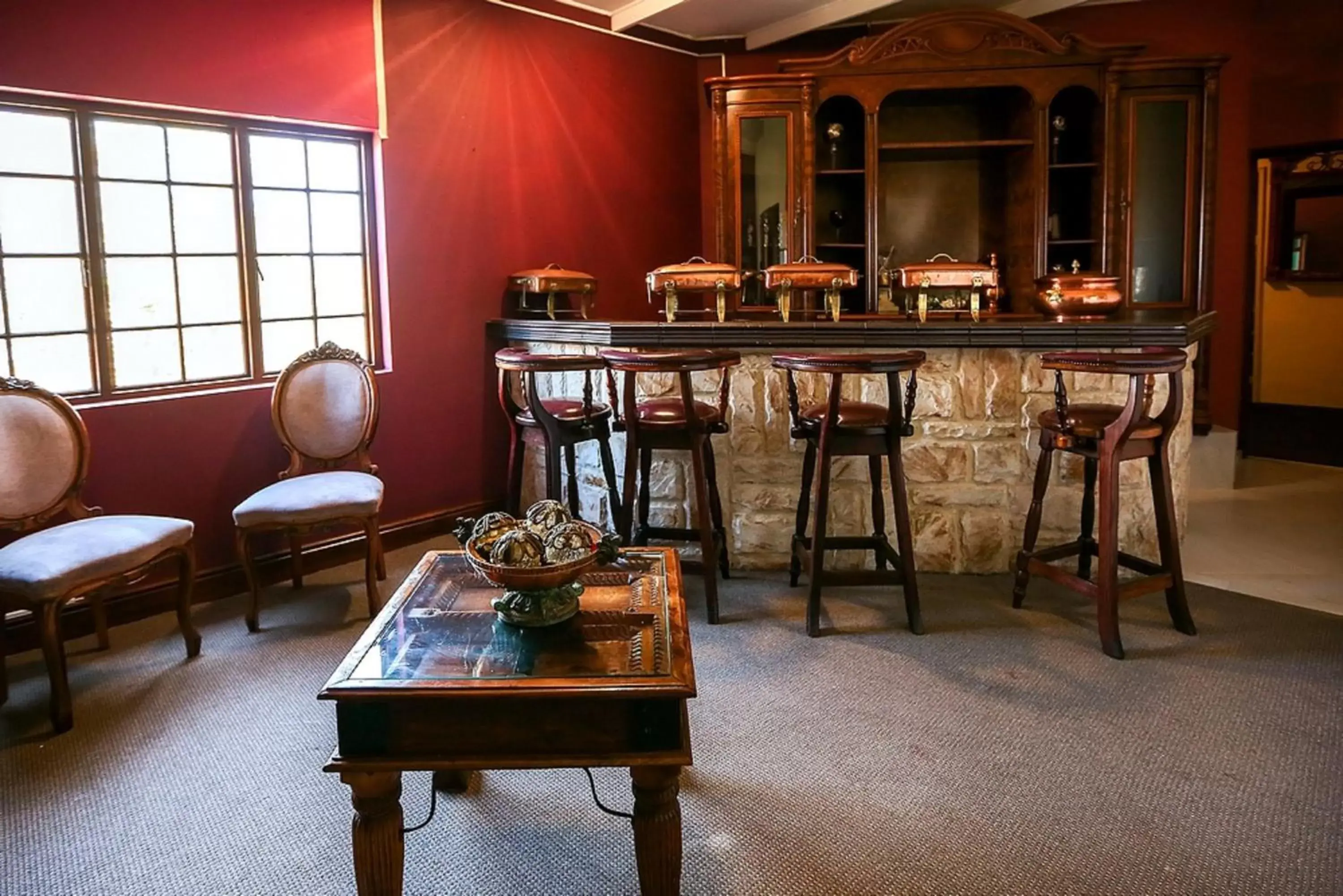 Seating area in Misty Waves Boutique Hotel