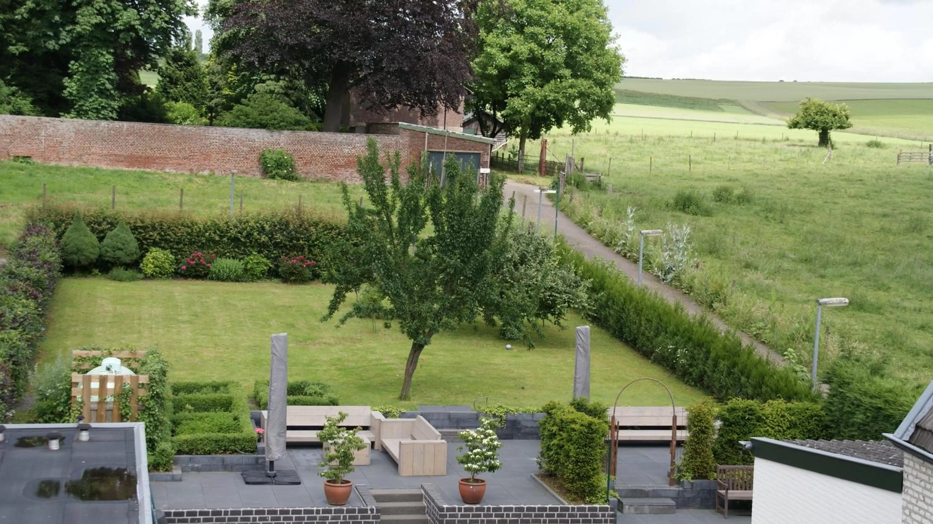 Garden in In den Roden Leeuw van Limburg