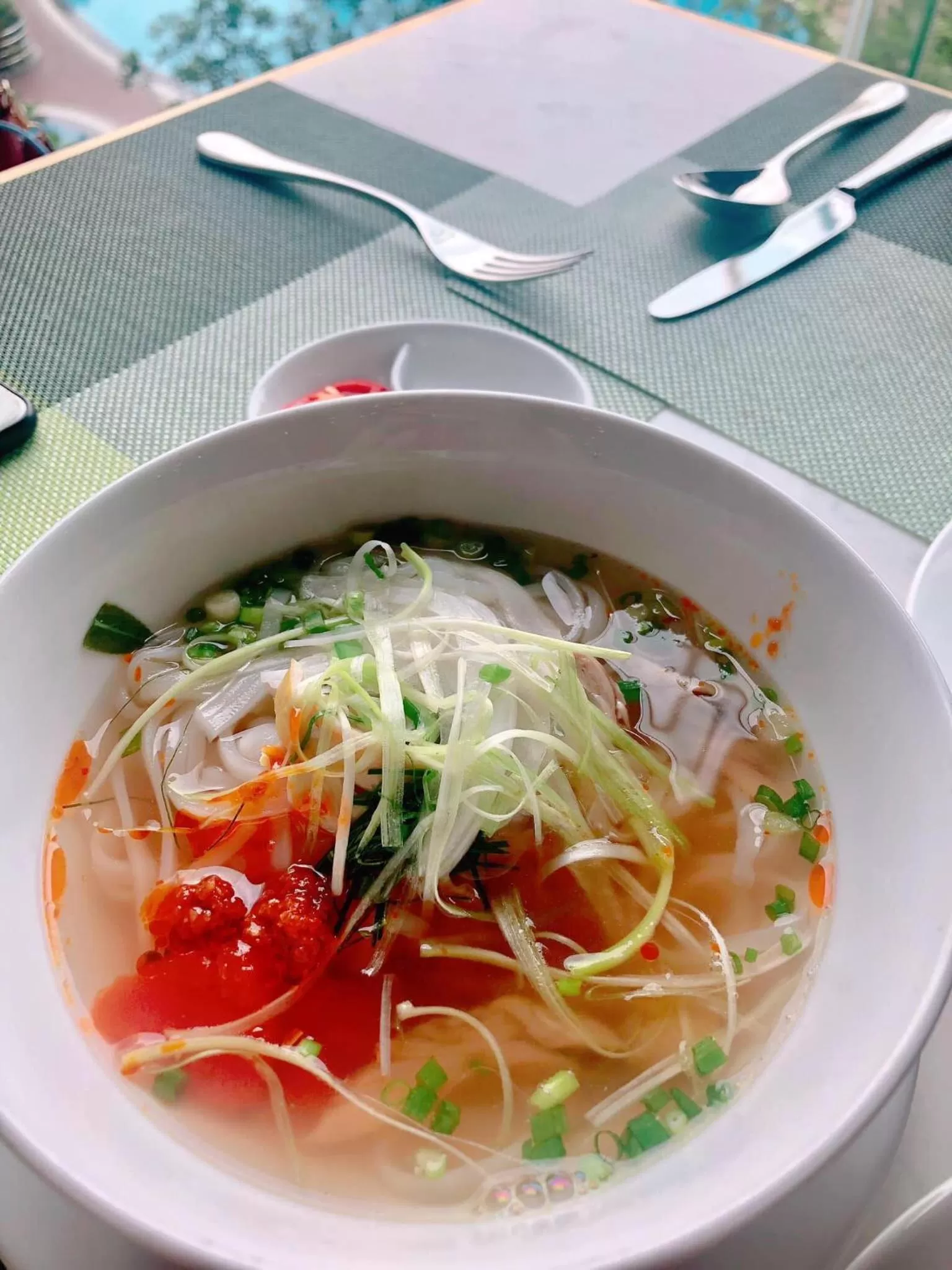 Asian breakfast, Food in Vinhomes Central Park-Nice Homes