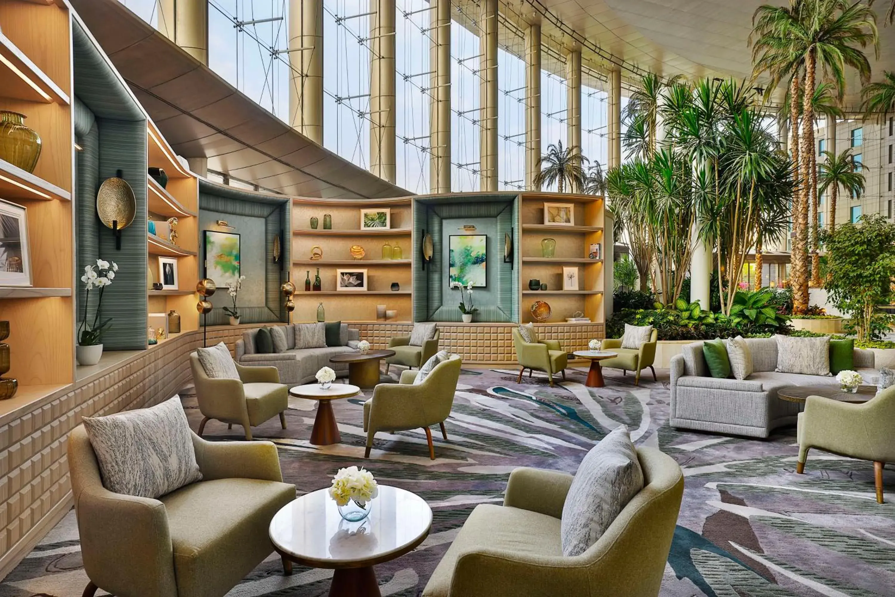 Lobby or reception, Lounge/Bar in Waldorf Astoria Cairo Heliopolis