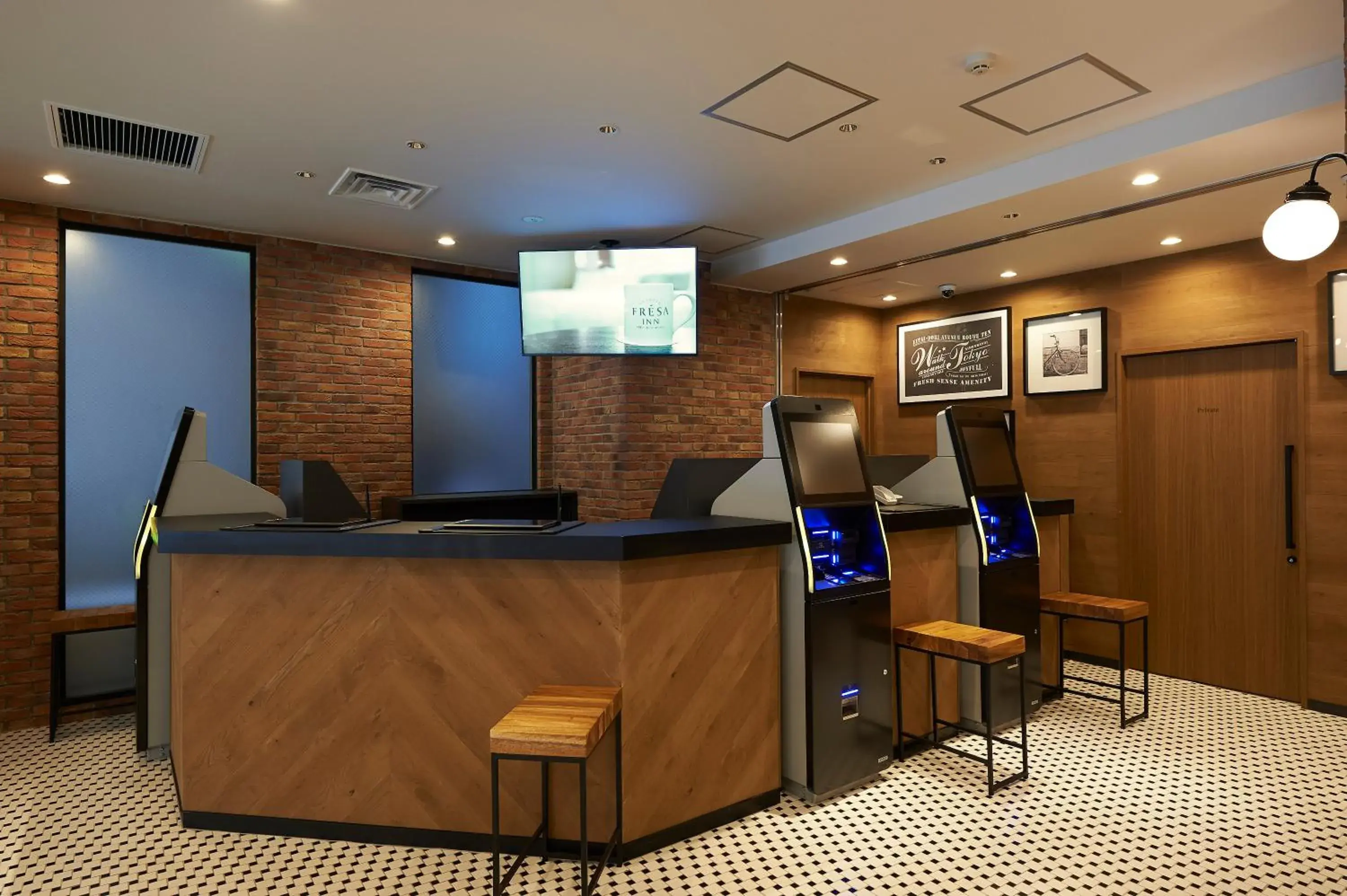 Lobby or reception in Sotetsu Fresa Inn Nihombashi Kayabacho Lobby or reception in Sotetsu Fresa Inn Nihombashi Kayabacho