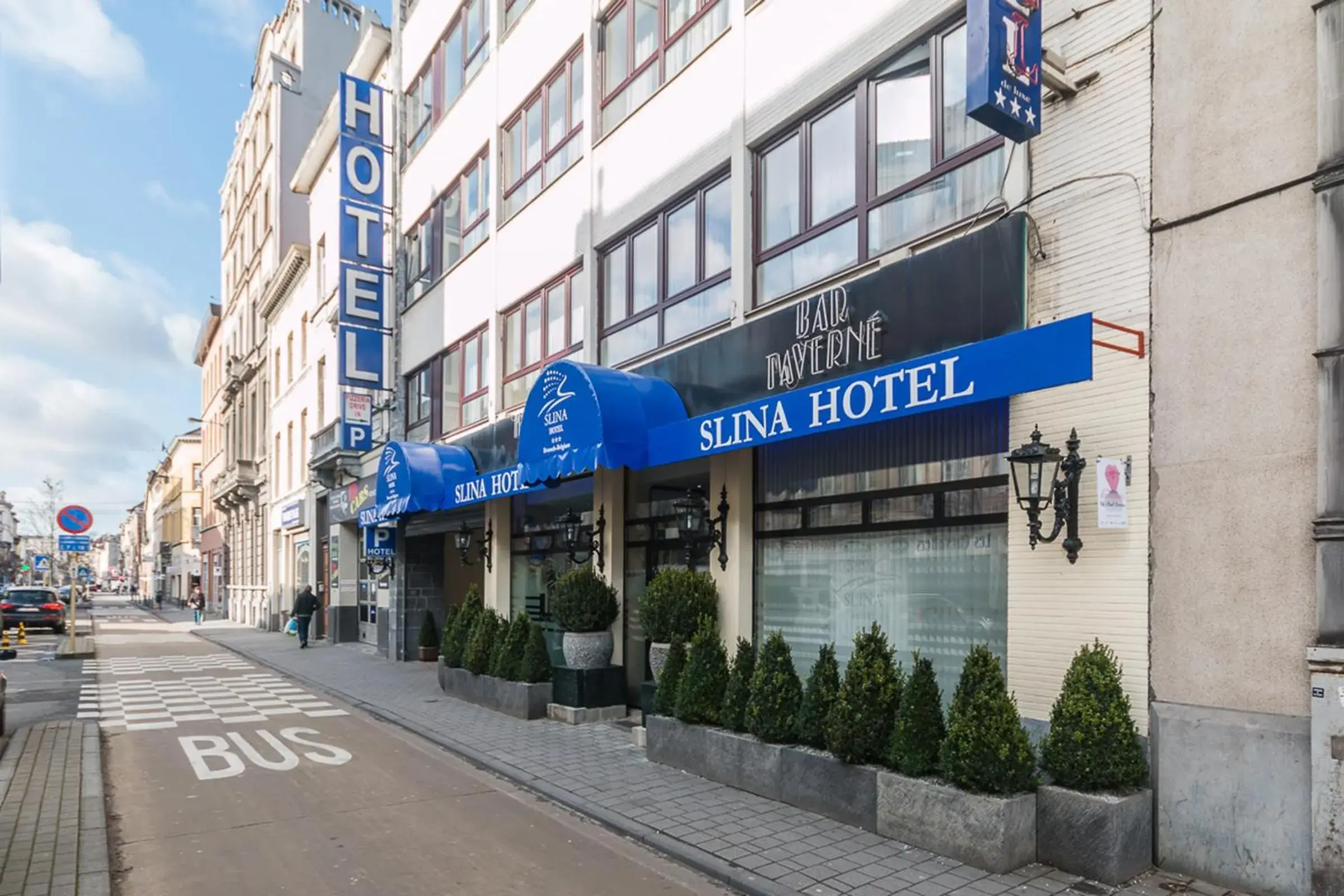 Facade/entrance in Slina Hotel Brussels