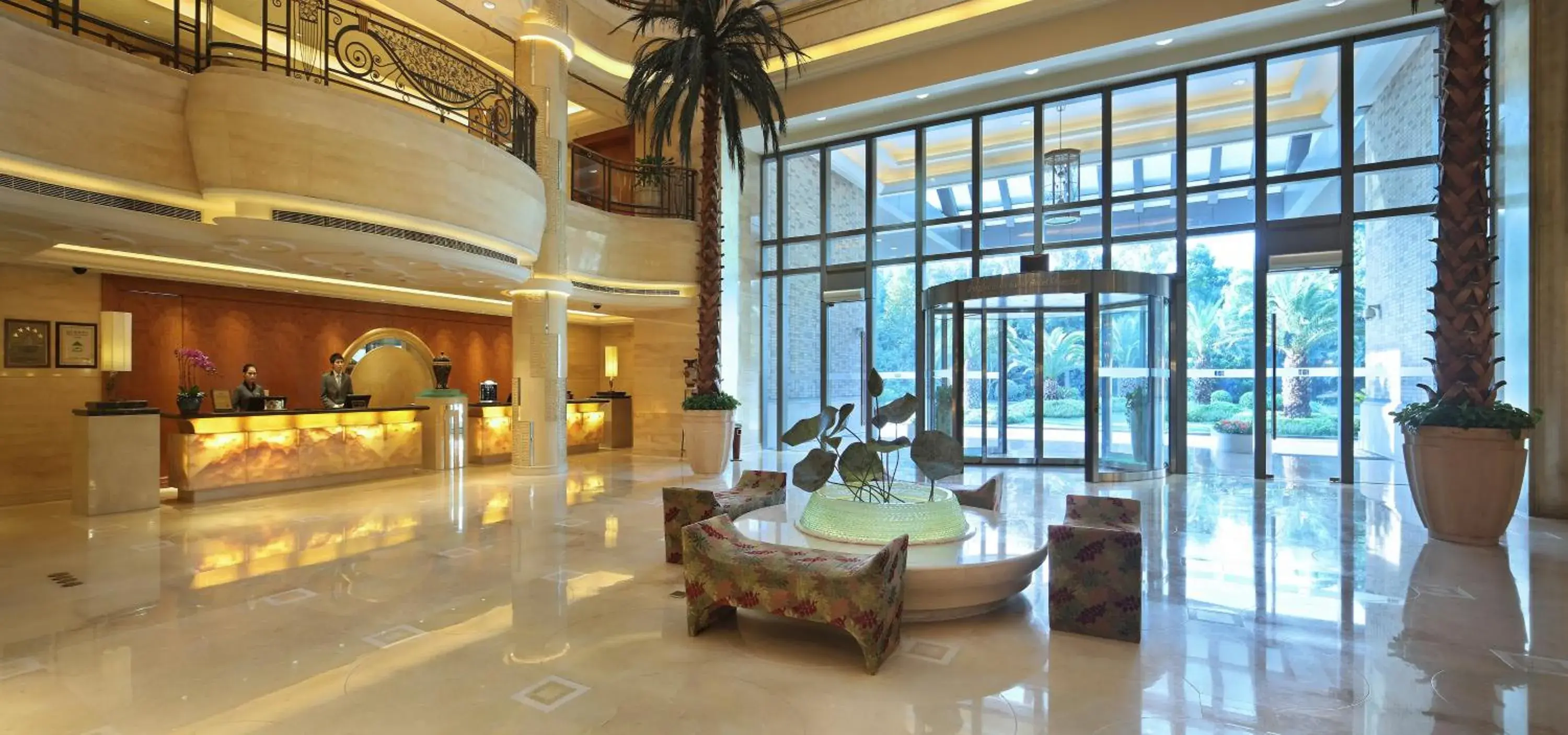 Lobby or reception, Lobby/Reception in Shanghai Dongjiao State Guest Hotel