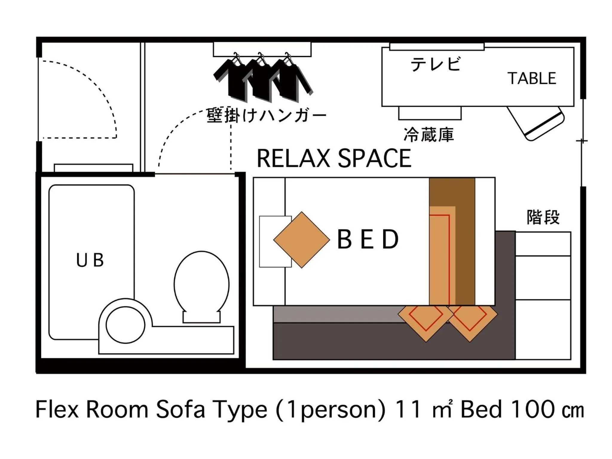 Floor plan in Hotel Areaone Kitaibaraki