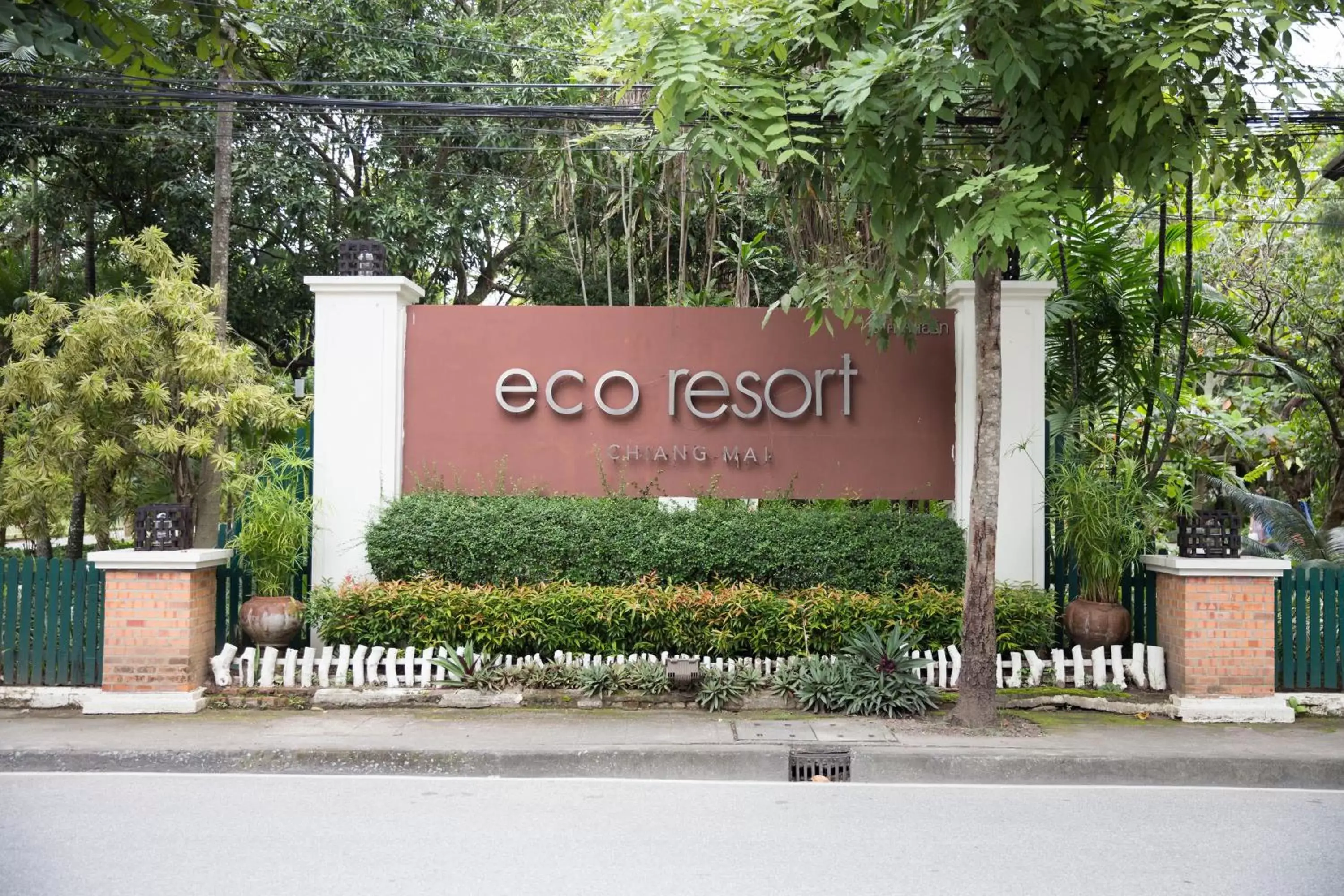 Facade/entrance, Property Building in Eco Resort Chiang Mai