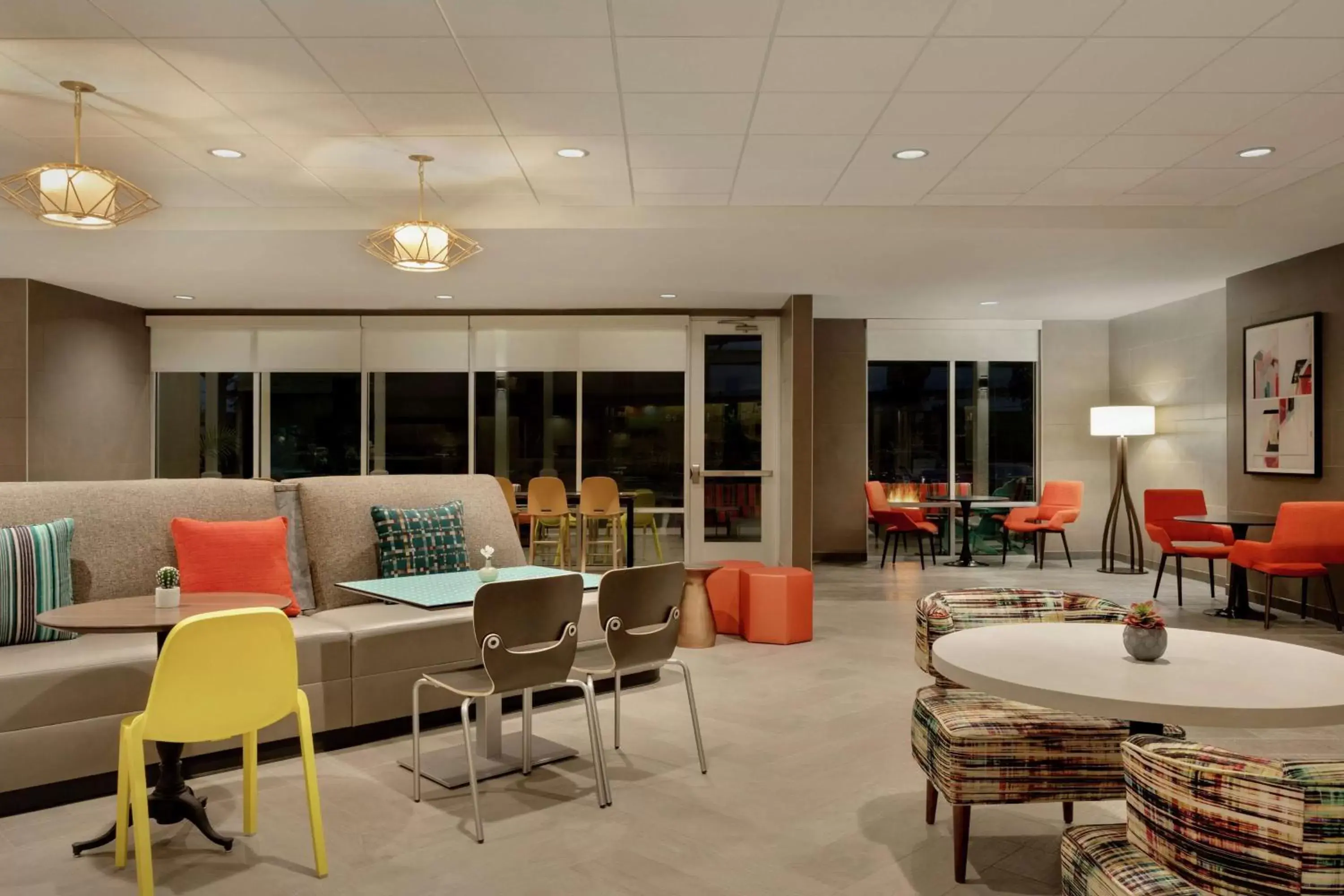 Lobby or reception, Restaurant/Places to Eat in Home2 Suites By Hilton San Antonio North Stone Oak
