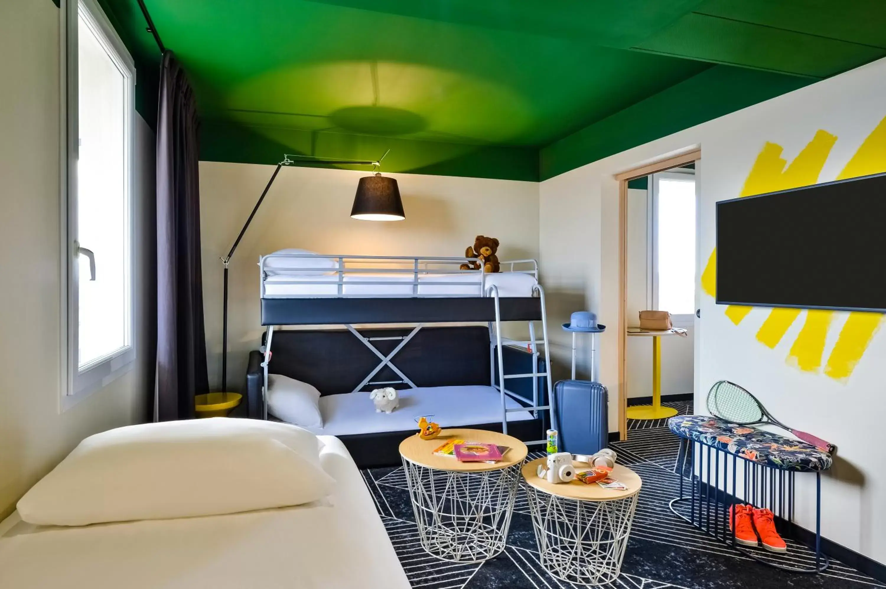 Bedroom, Bed in ibis Styles Lyon Meyzieu Arena Stadium Bedroom, Bed in ibis Styles Lyon Meyzieu Arena Stadium