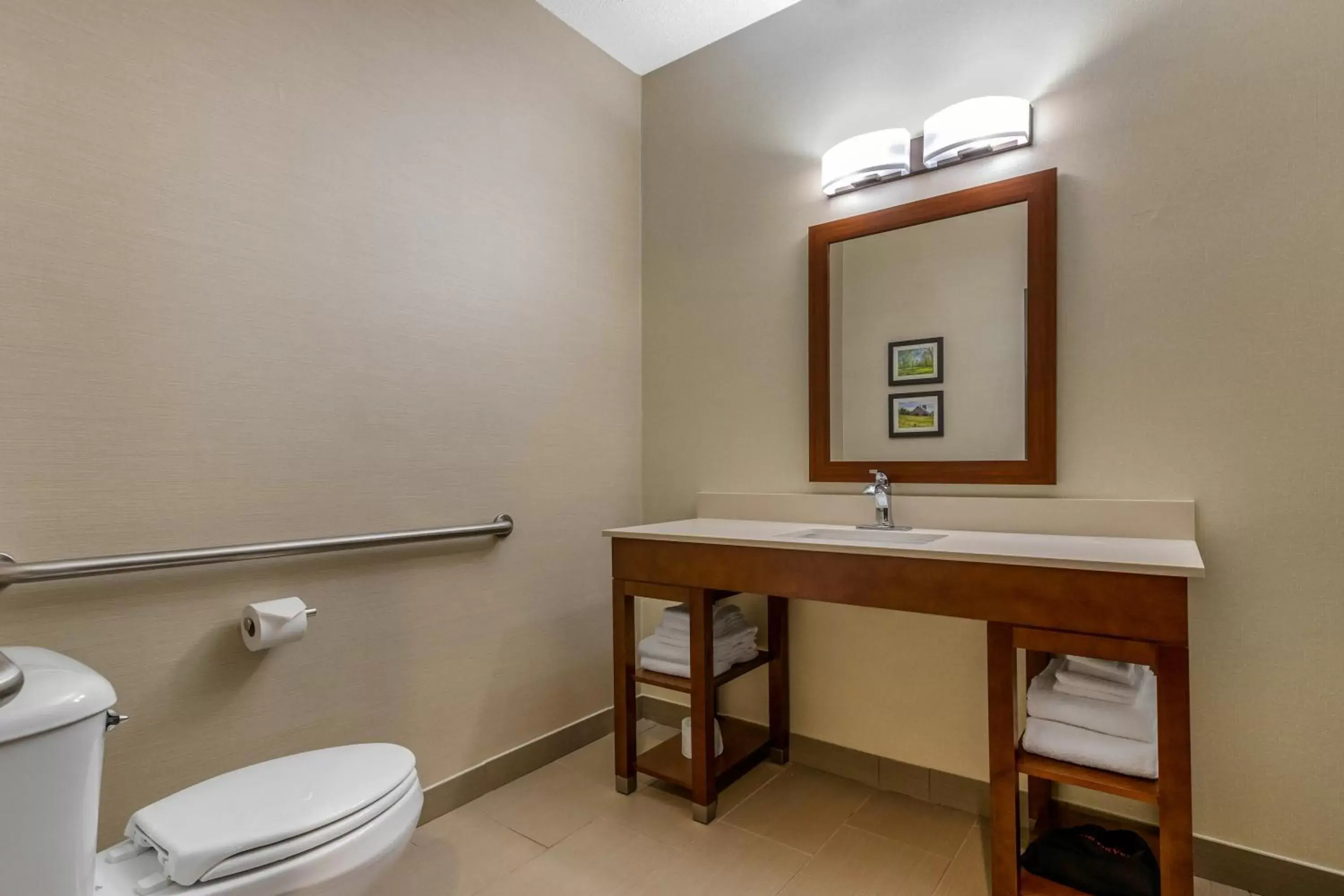 Bathroom in Comfort Suites Cedar Falls