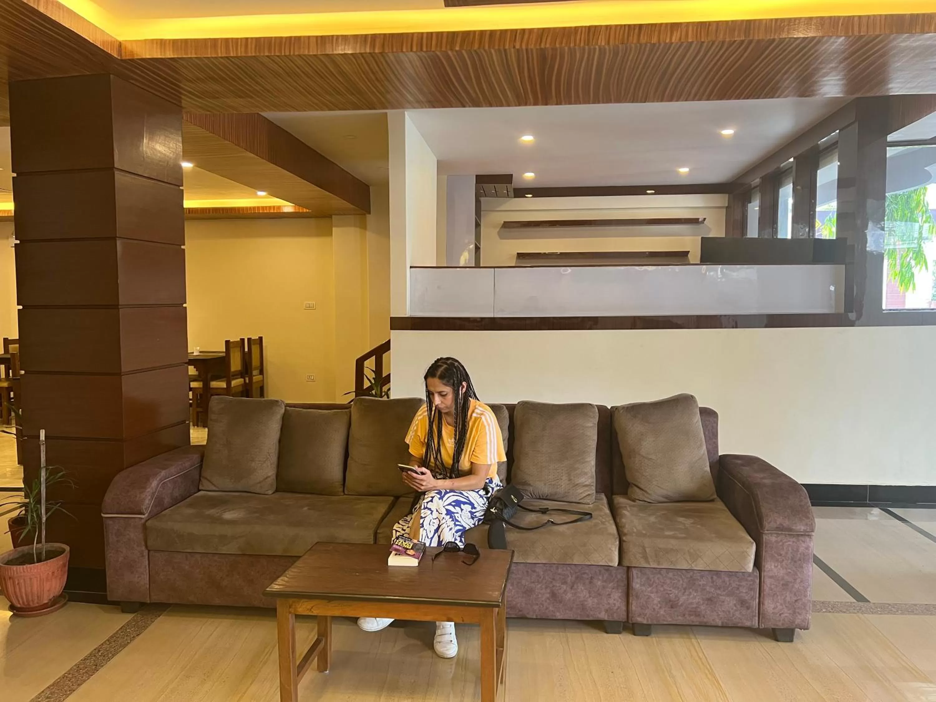 Seating area in Hotel Murano