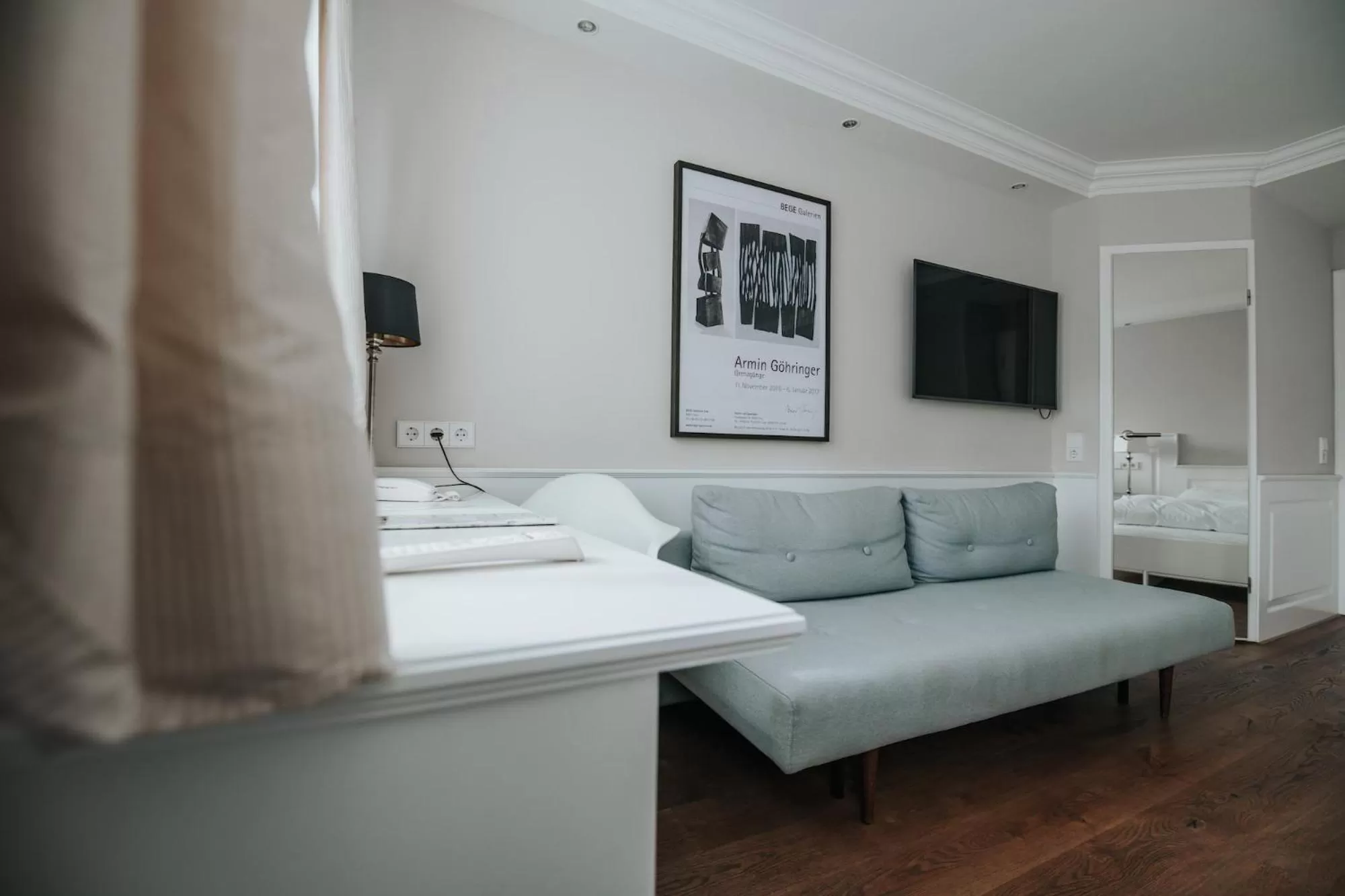 Seating area, Bed in Boutique Hotel am Rathaus - Reblaus