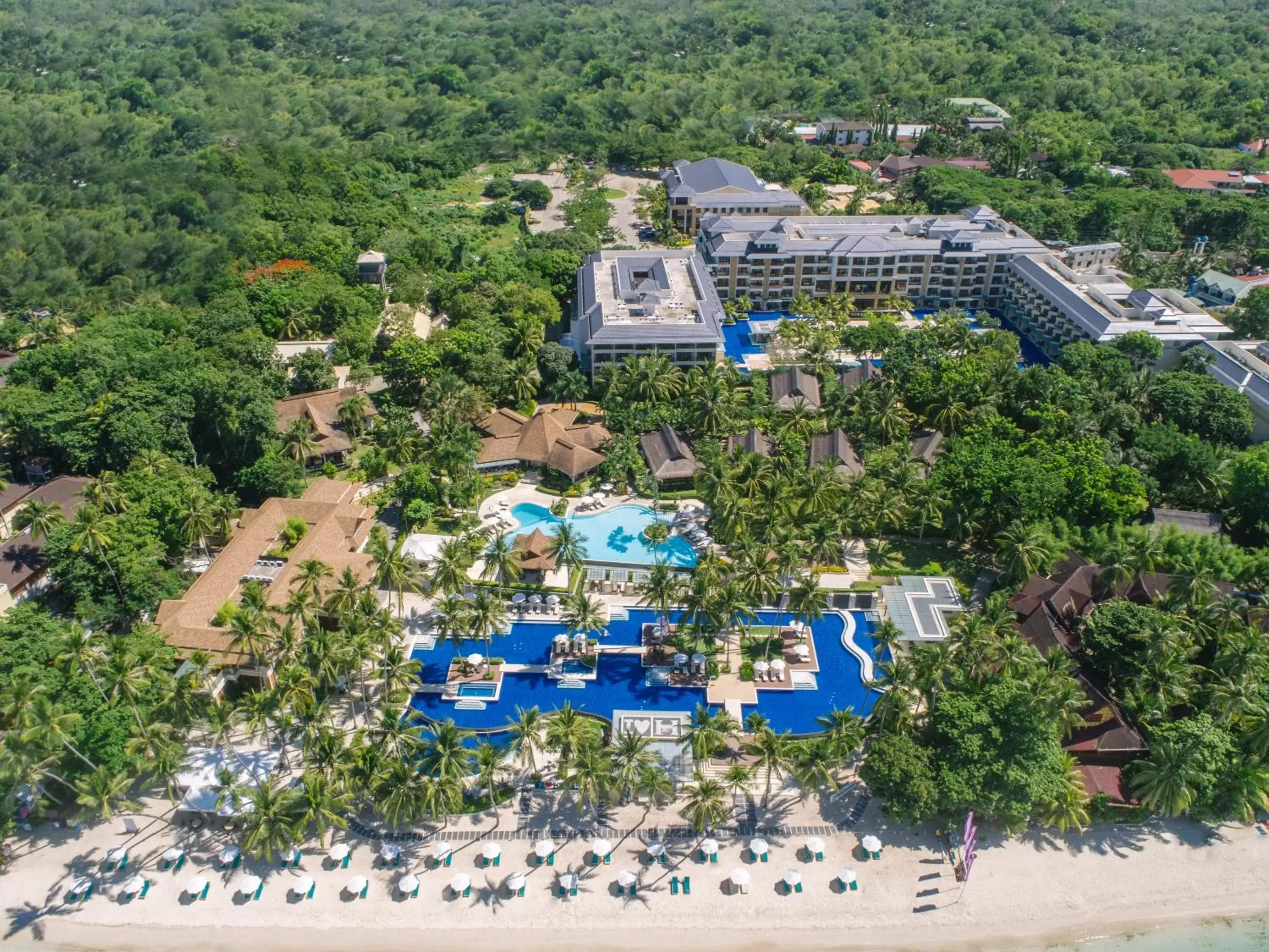 Bird's eye view, Bird's-eye View in Henann Resort Alona Beach