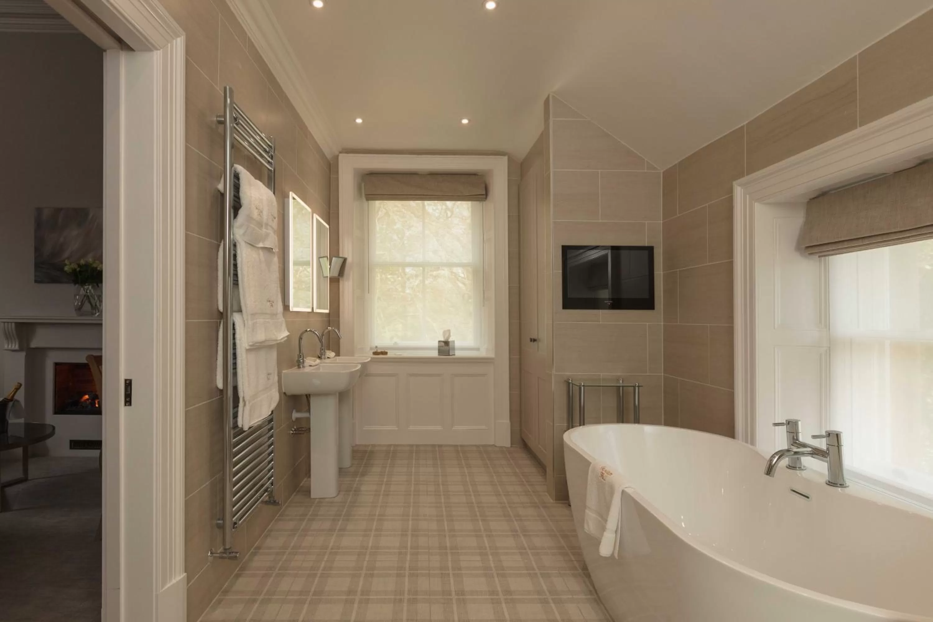 Bathroom in Farlam Hall Hotel & Restaurant