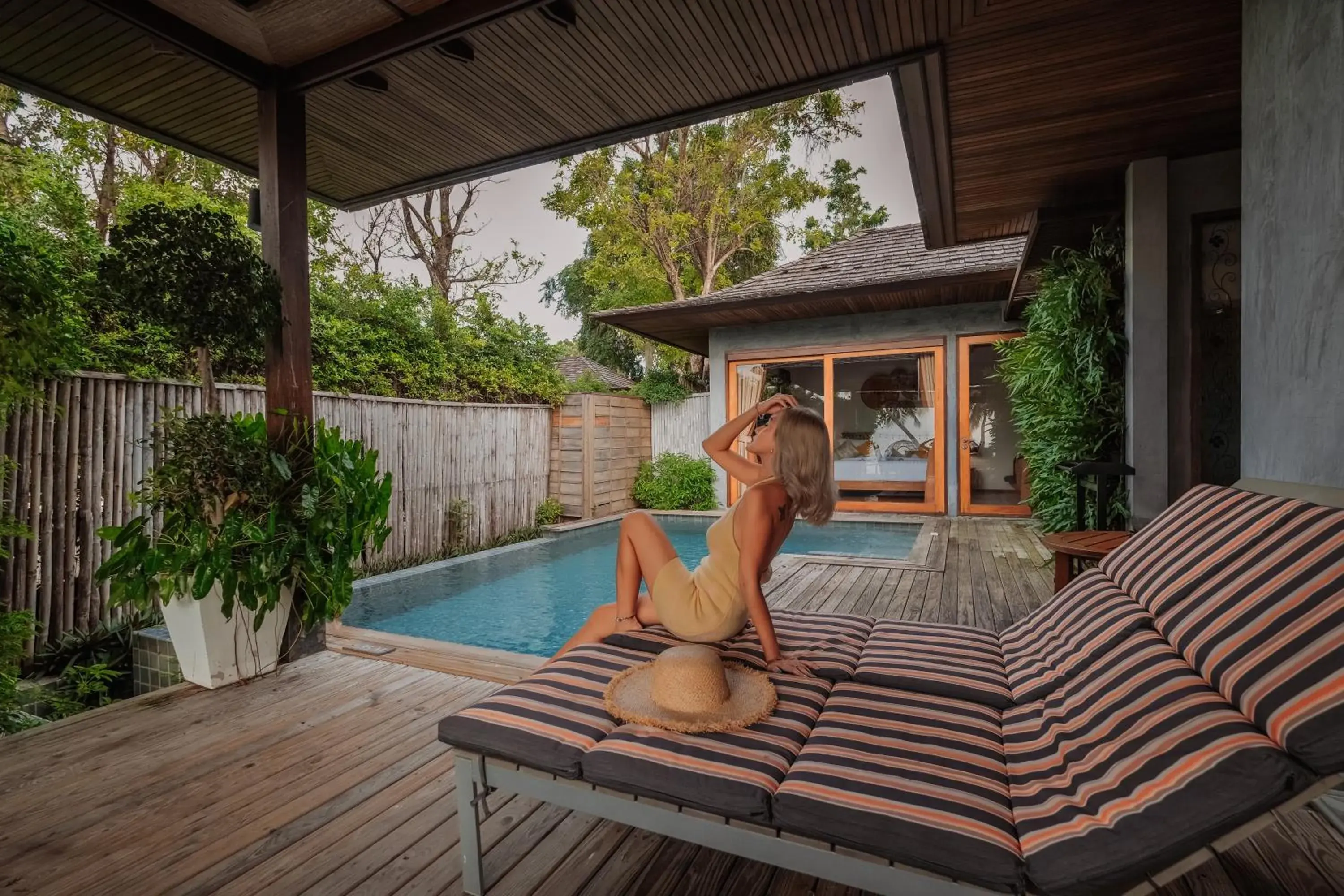 Patio, Swimming Pool in Tango Luxe Beach Villa, Koh Samui - SHA Extra Plus