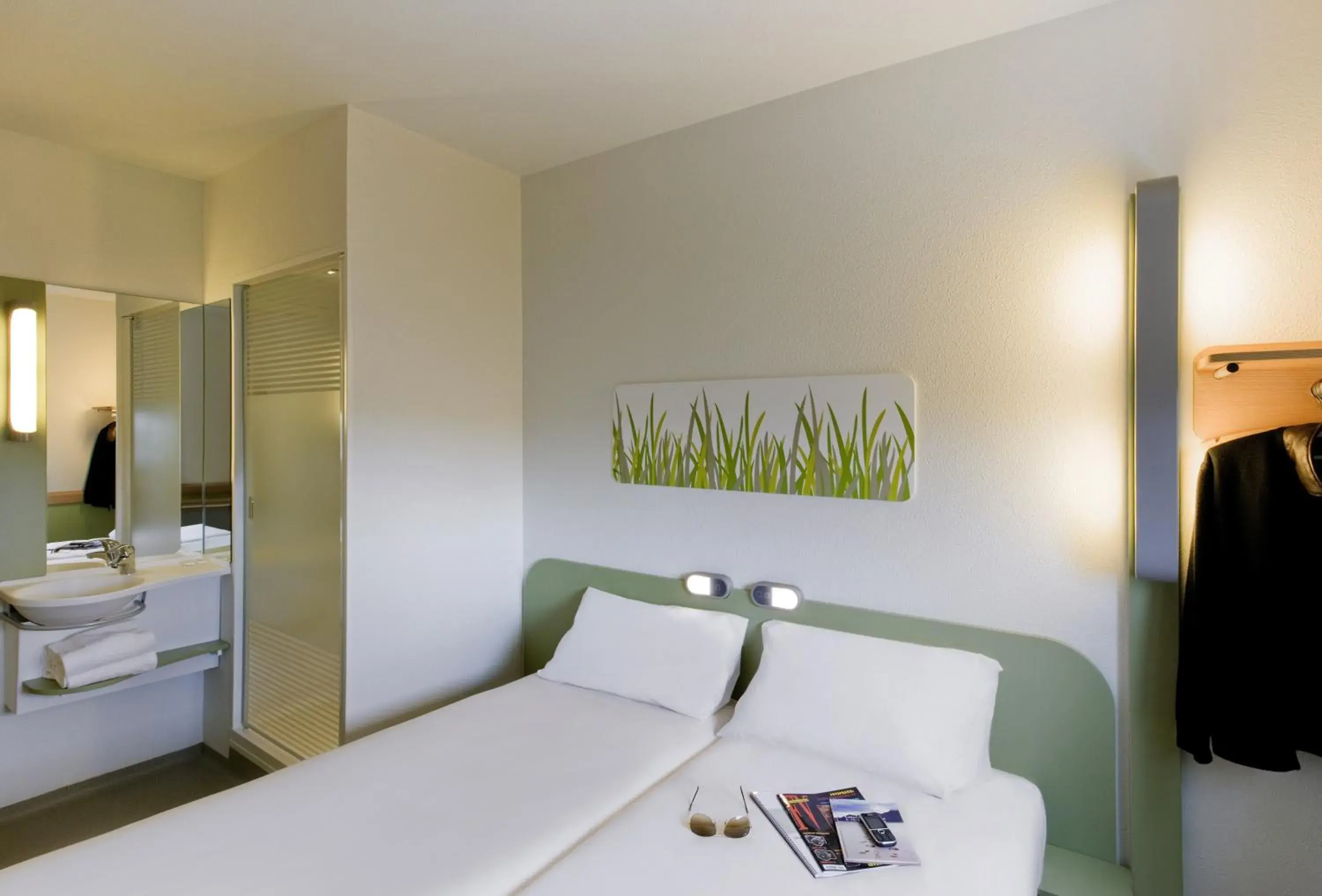 Bed in Ibis Budget Madrid Calle 30