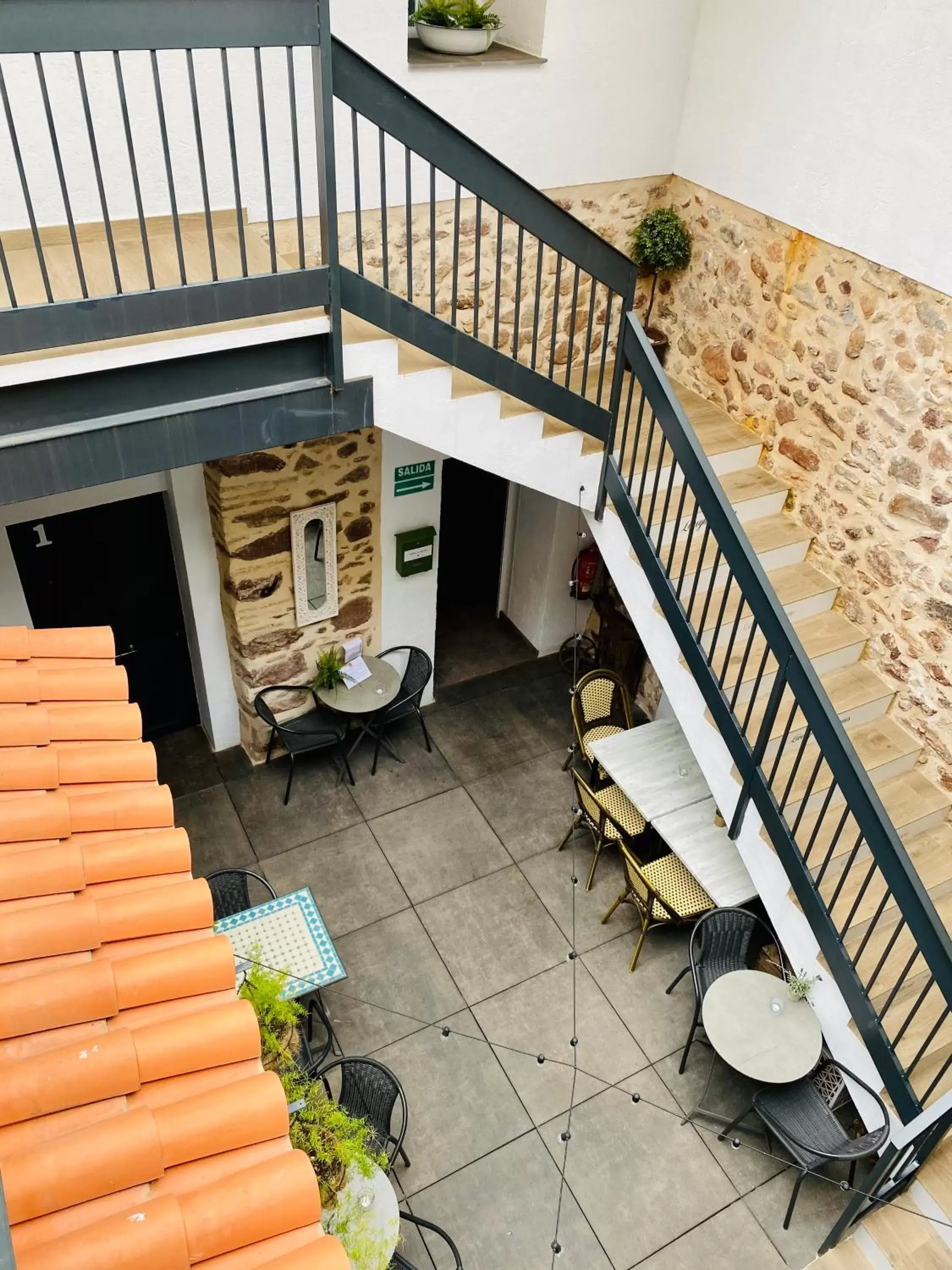 Inner courtyard view in Soléa House Hotel Boutique