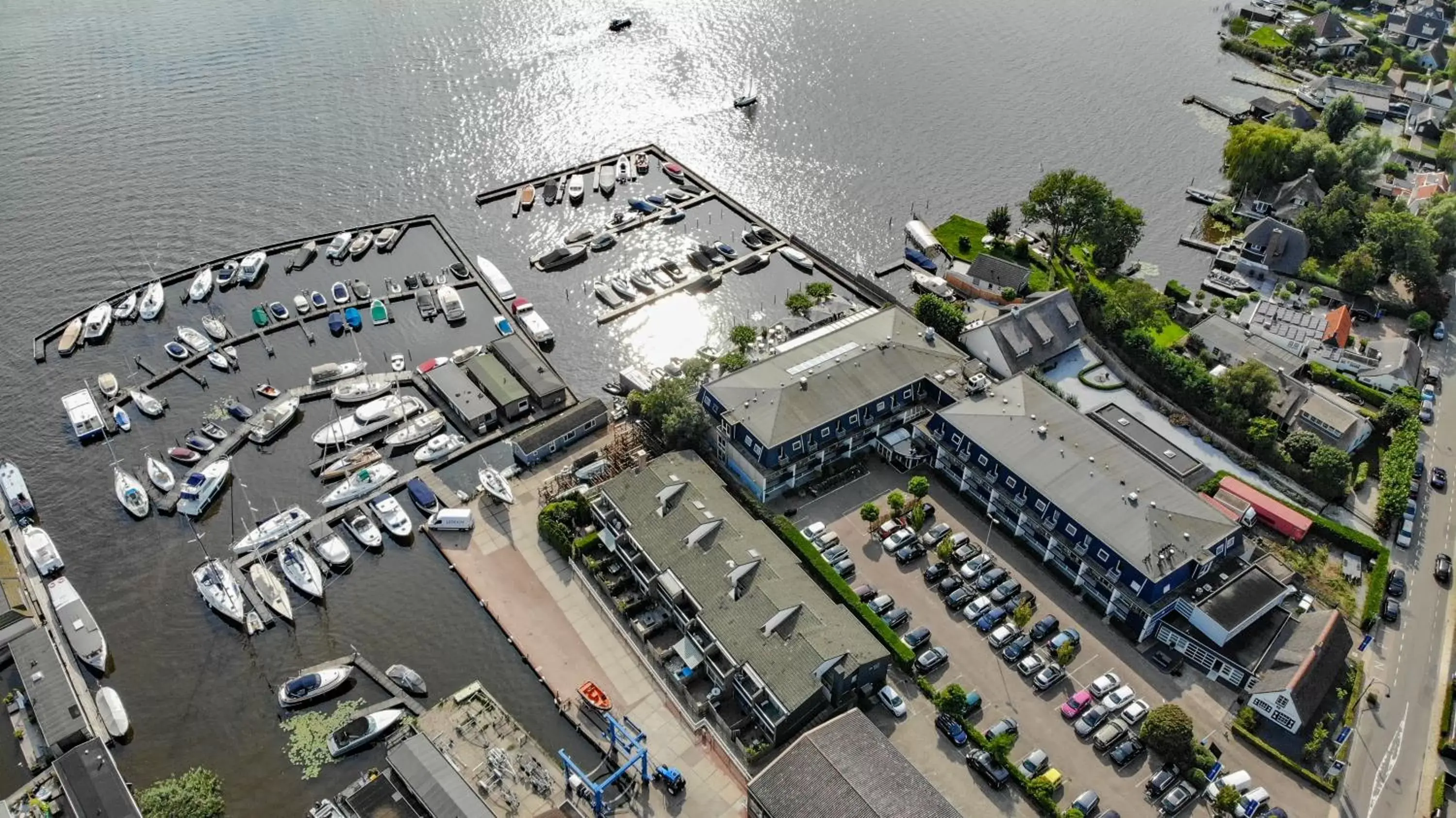 River view, Bird's-eye View in Fletcher Hotel Restaurant Loosdrecht-Amsterdam