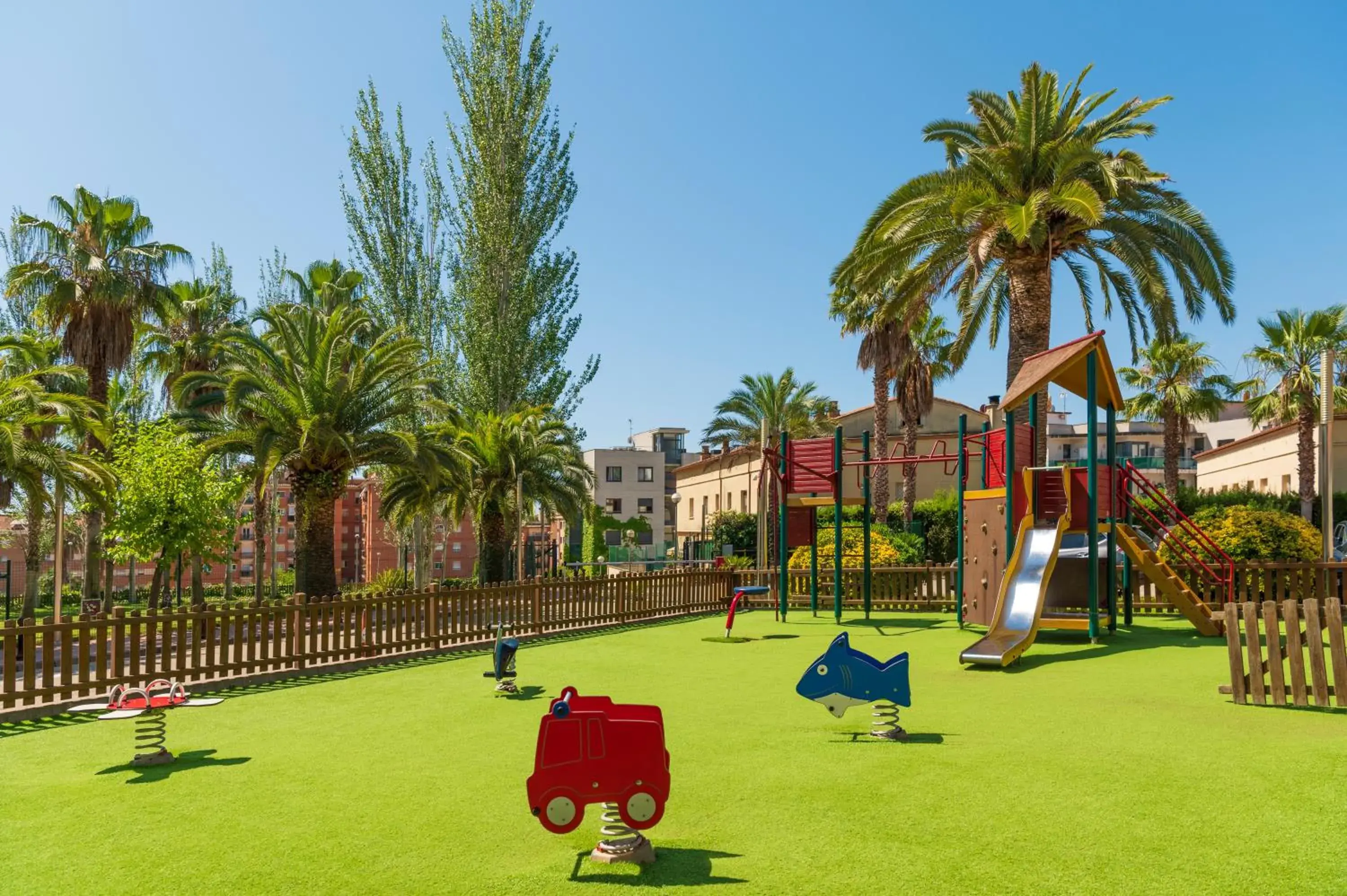 Children play ground, Children's Play Area in Aparthotel Costa Encantada