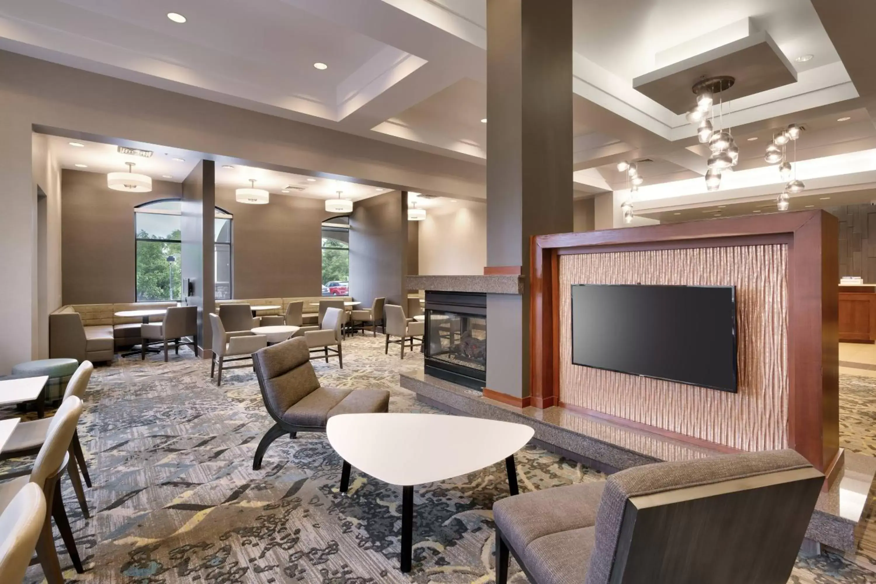 Lobby or reception, Lounge/Bar in Residence Inn by Marriott Idaho Falls