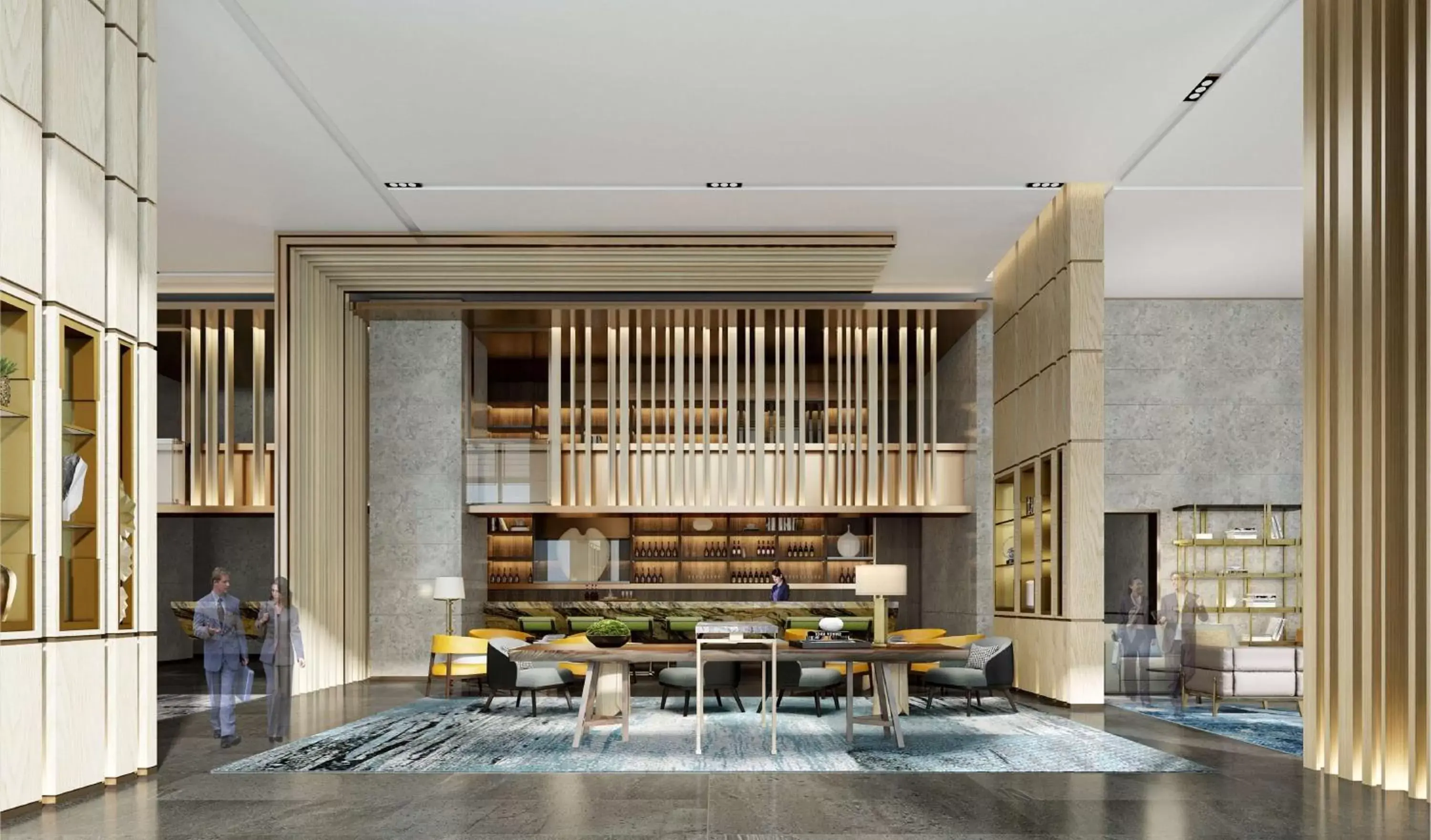 Lobby or reception in Hilton Taipei Sinban