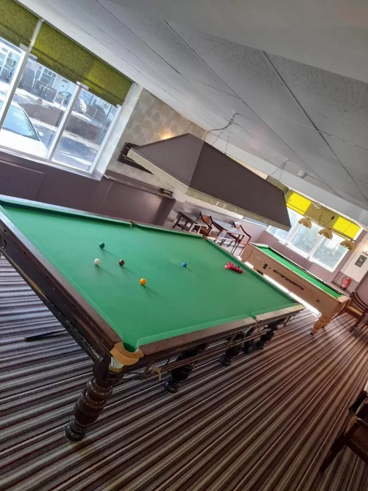 Property building, Billiards in The Avenue Club and Lodge