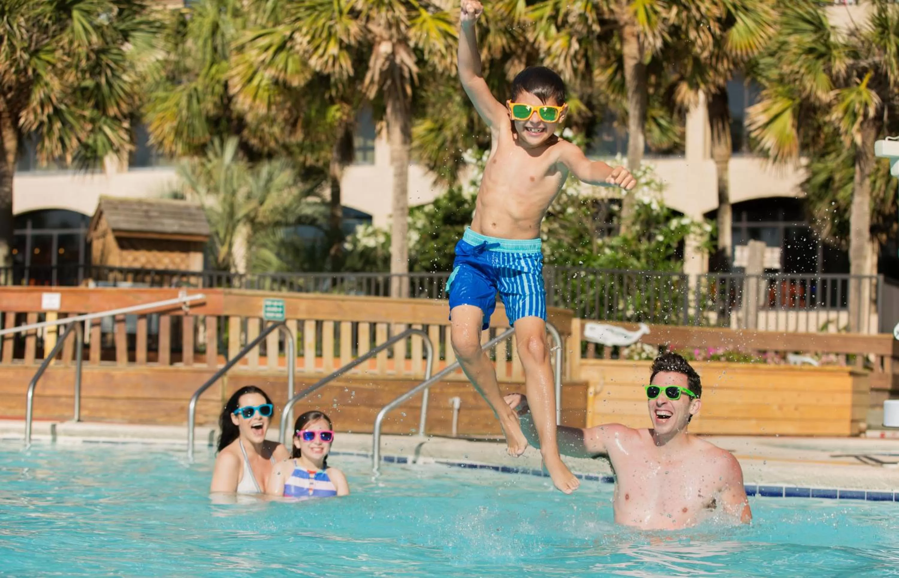 Swimming pool in Beach Cove Resort