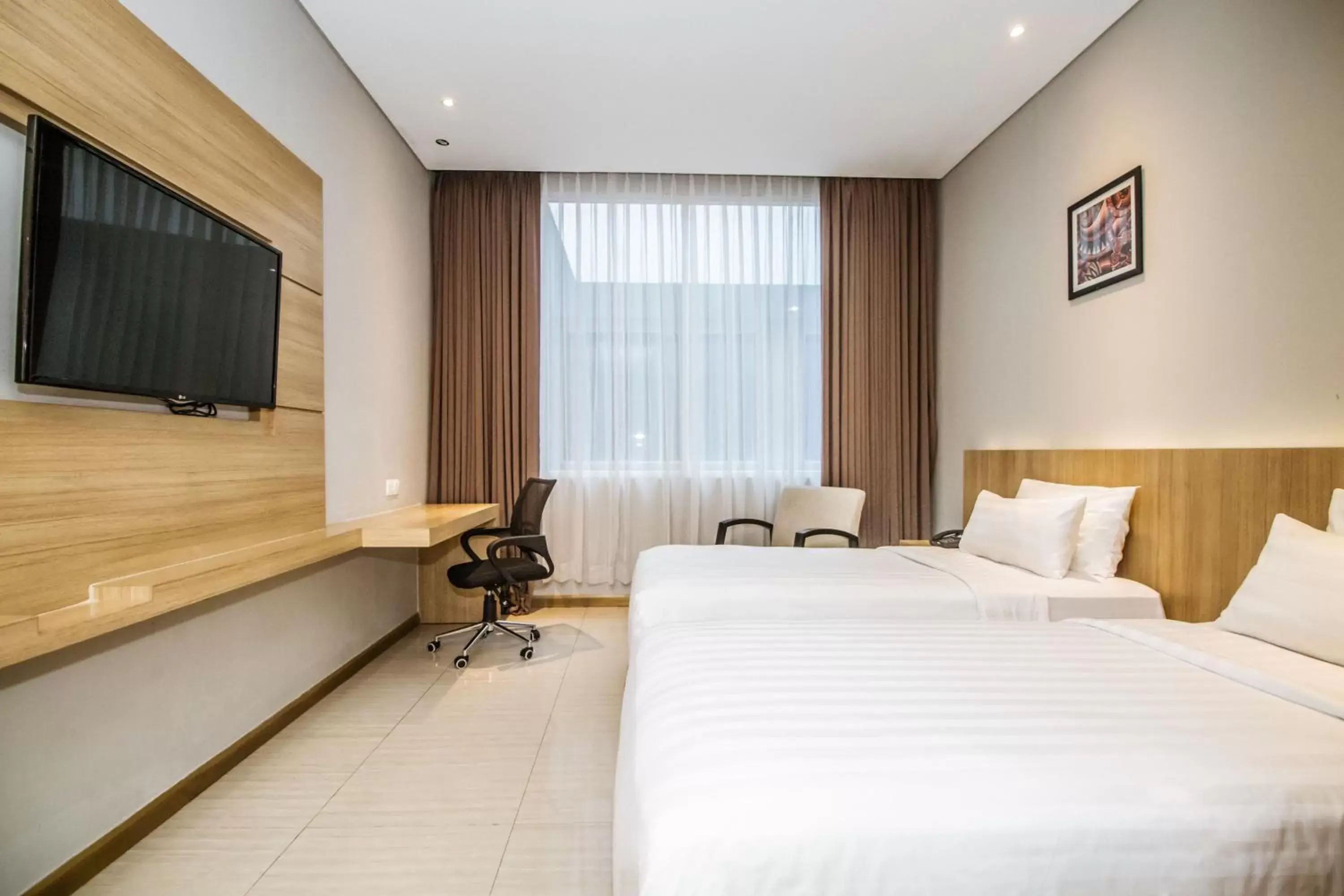 Bed in Grand Tjokro Premiere Bandung