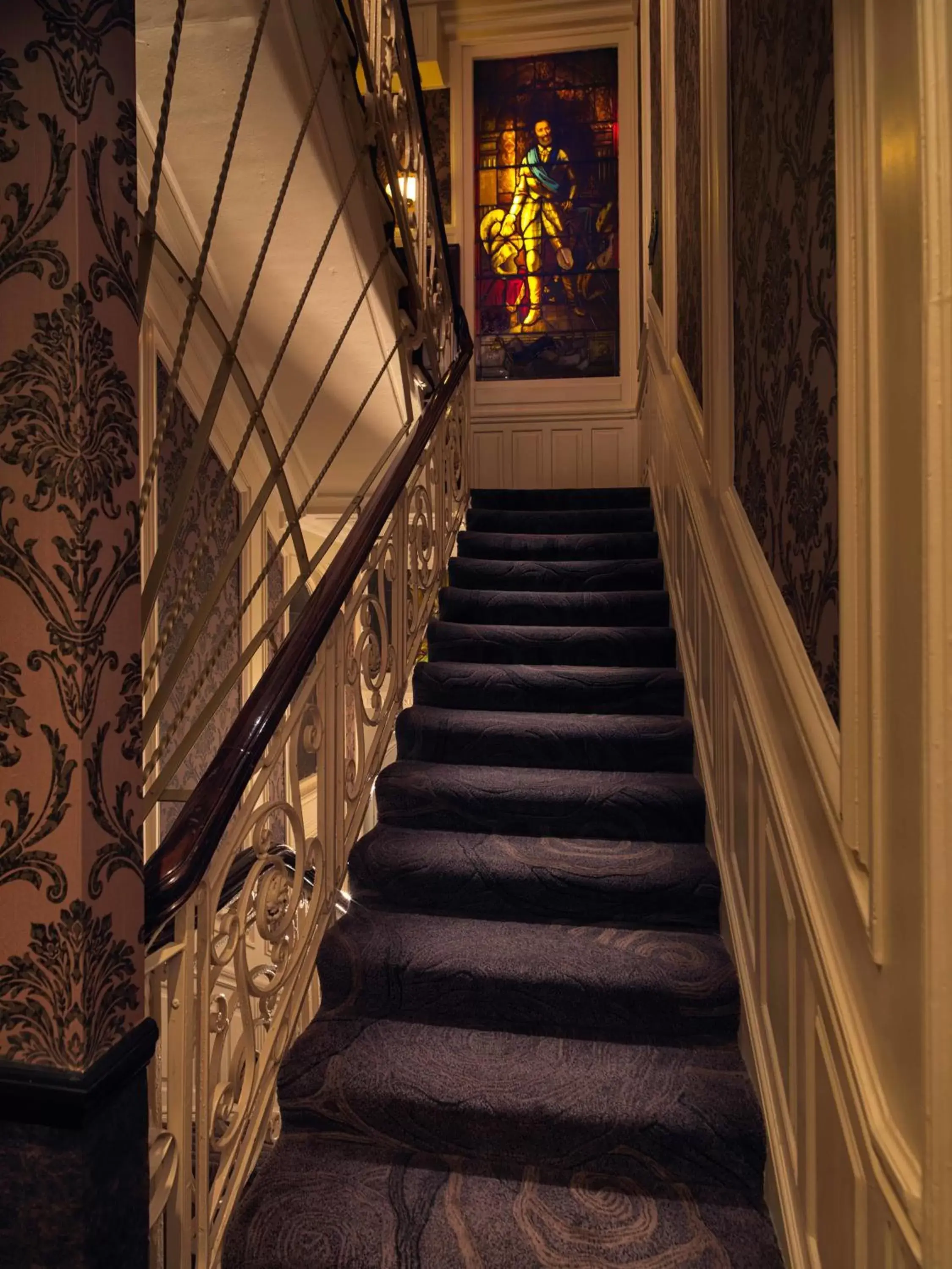 Decorative detail in Radisson Blu Edwardian Vanderbilt Hotel, London
