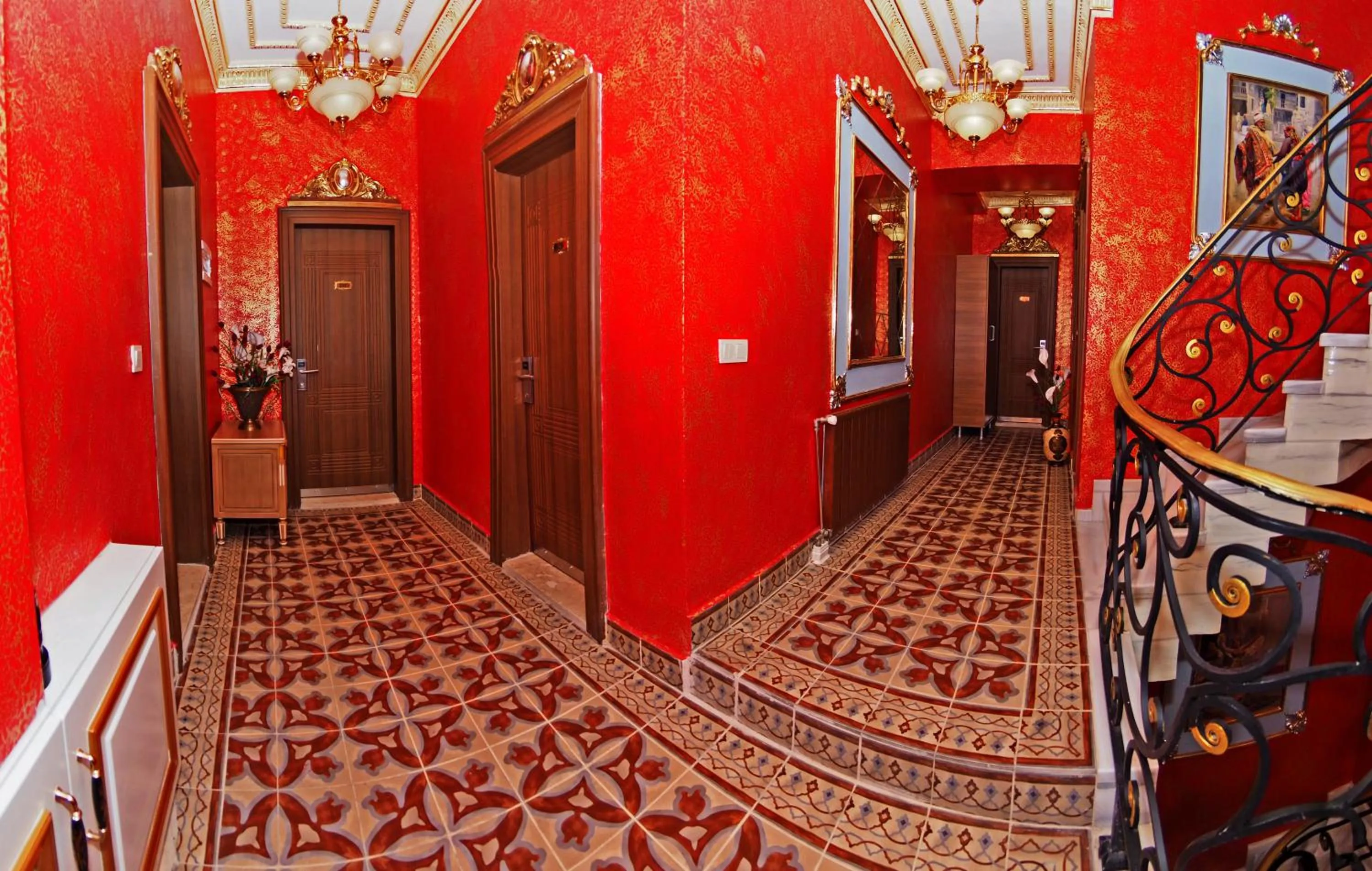 Decorative detail in Glamour Classic Hotel Istanbul Sirkeci