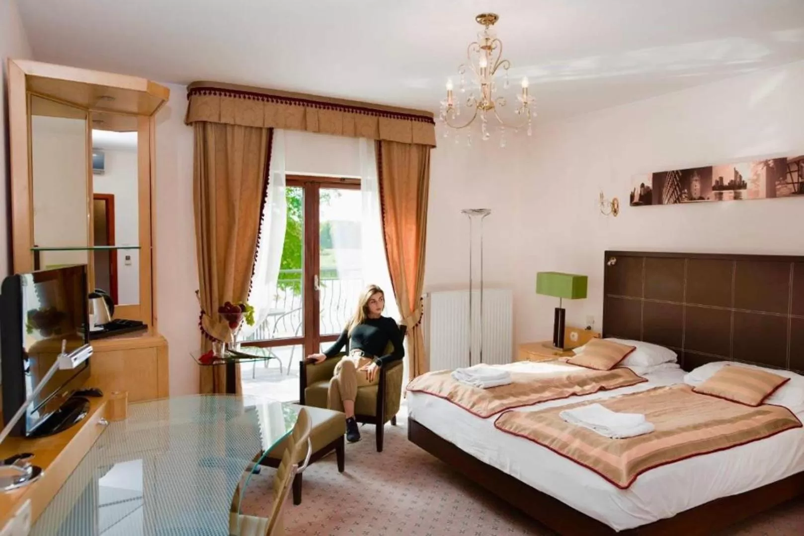 Bed in Medical & SPA "Pałac na Wodzie" Falkowski Augustów