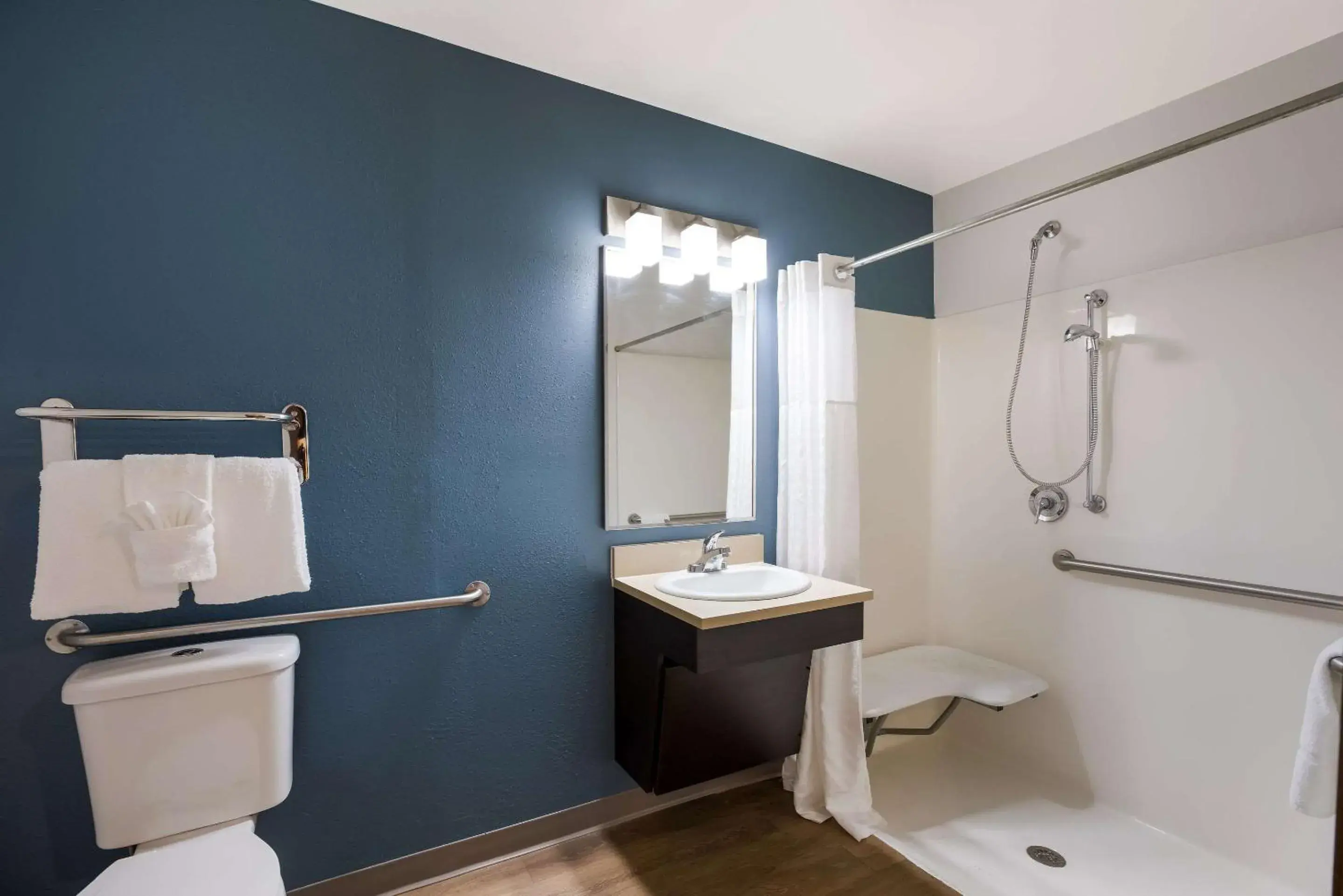 Bathroom in WoodSpring Suites Orlando North - Maitland