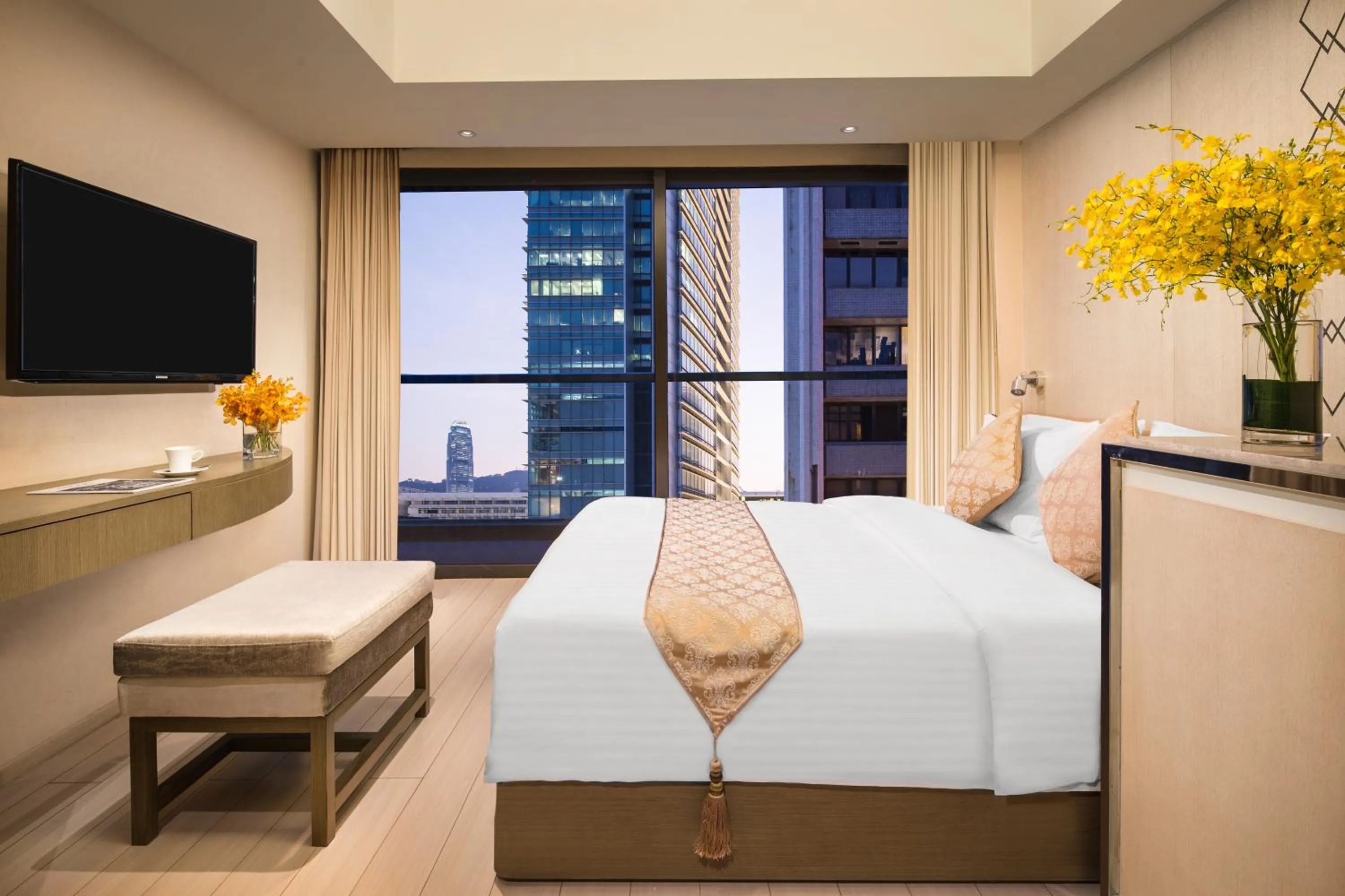 Bed in Hotel Pravo Hong Kong