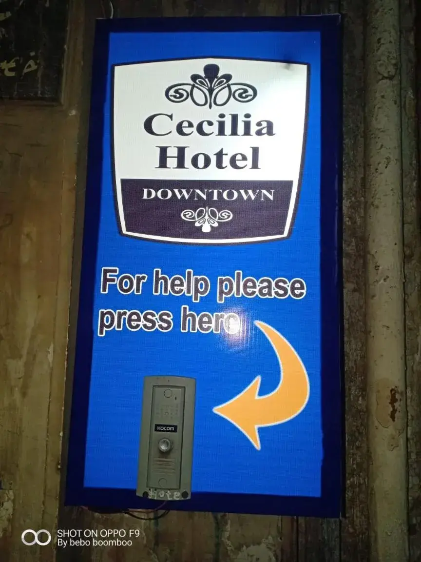 Logo/Certificate/Sign in Cecilia Hotel