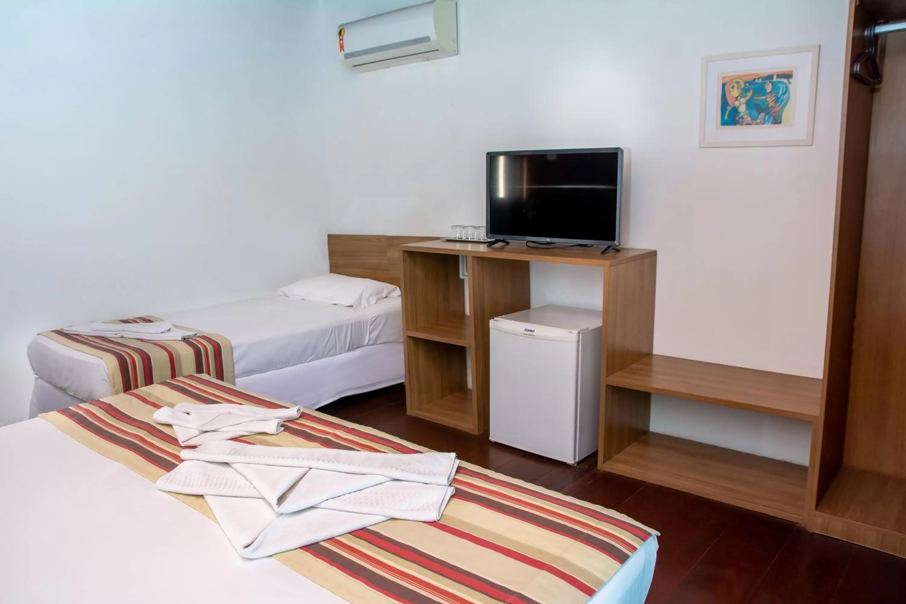 TV and multimedia, Bed in La Belle Beach Hotel