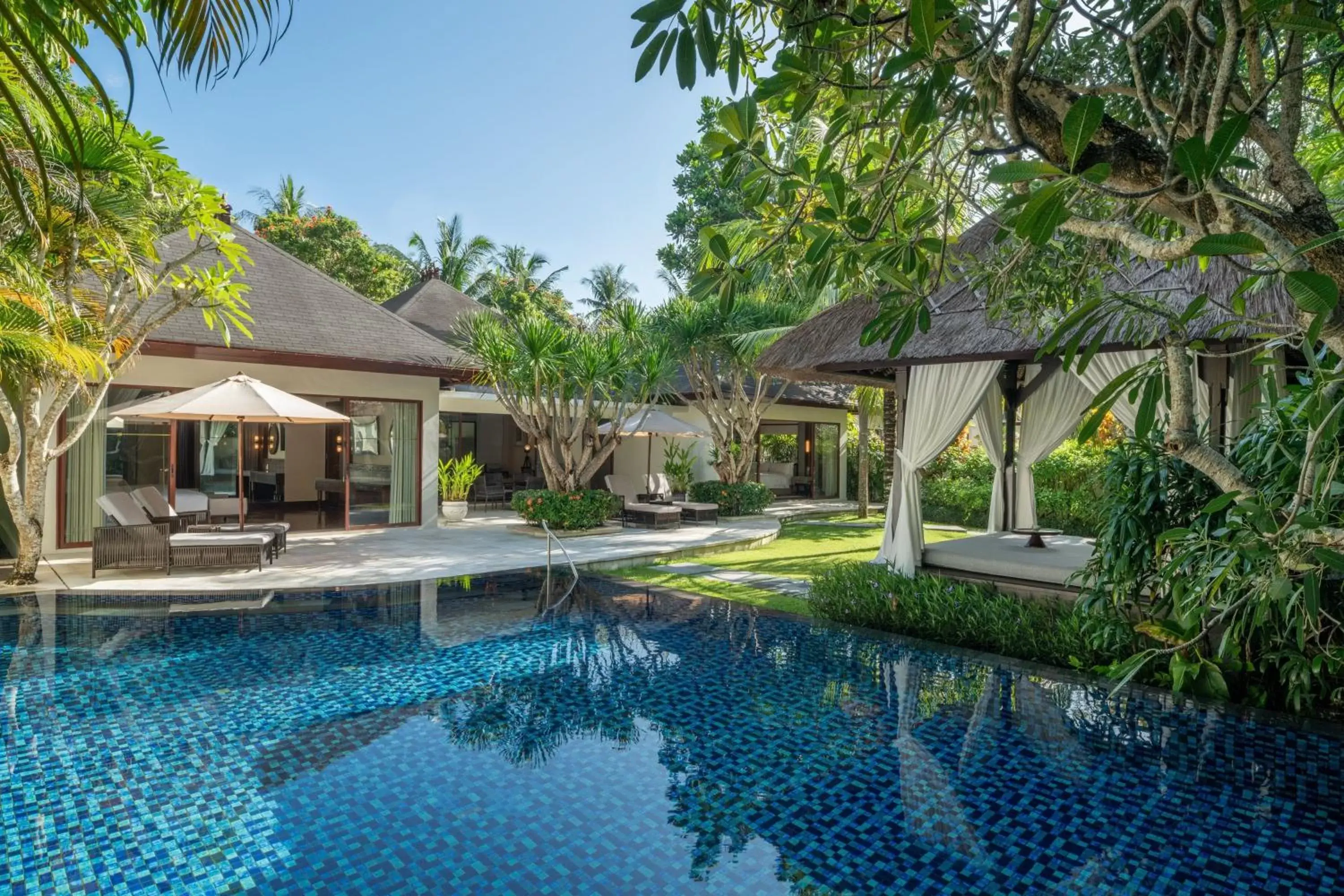 Bedroom, Swimming Pool in The Laguna, A Luxury Collection Resort & Spa, Nusa Dua, Bali