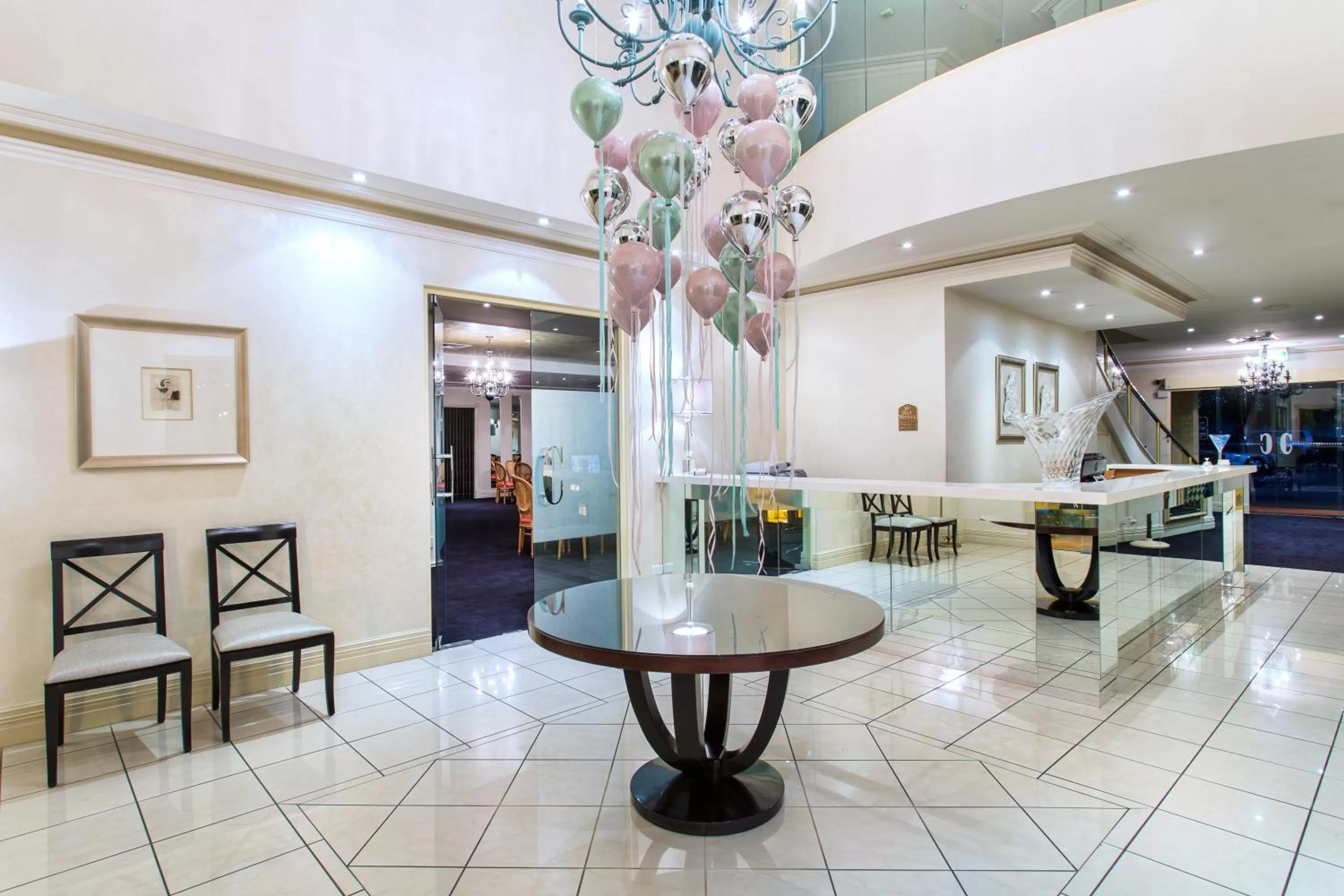 Lobby or reception in The Carrington Hotel