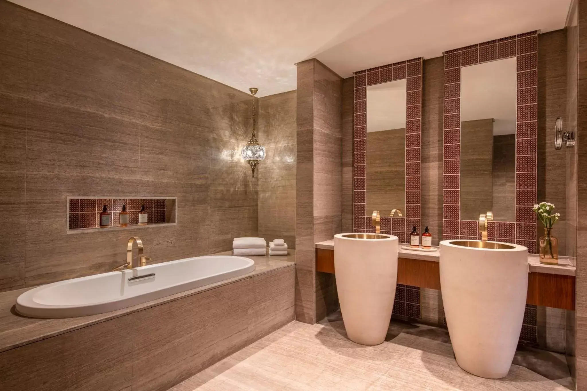 Bathroom in Abesq Doha Hotel and Residences