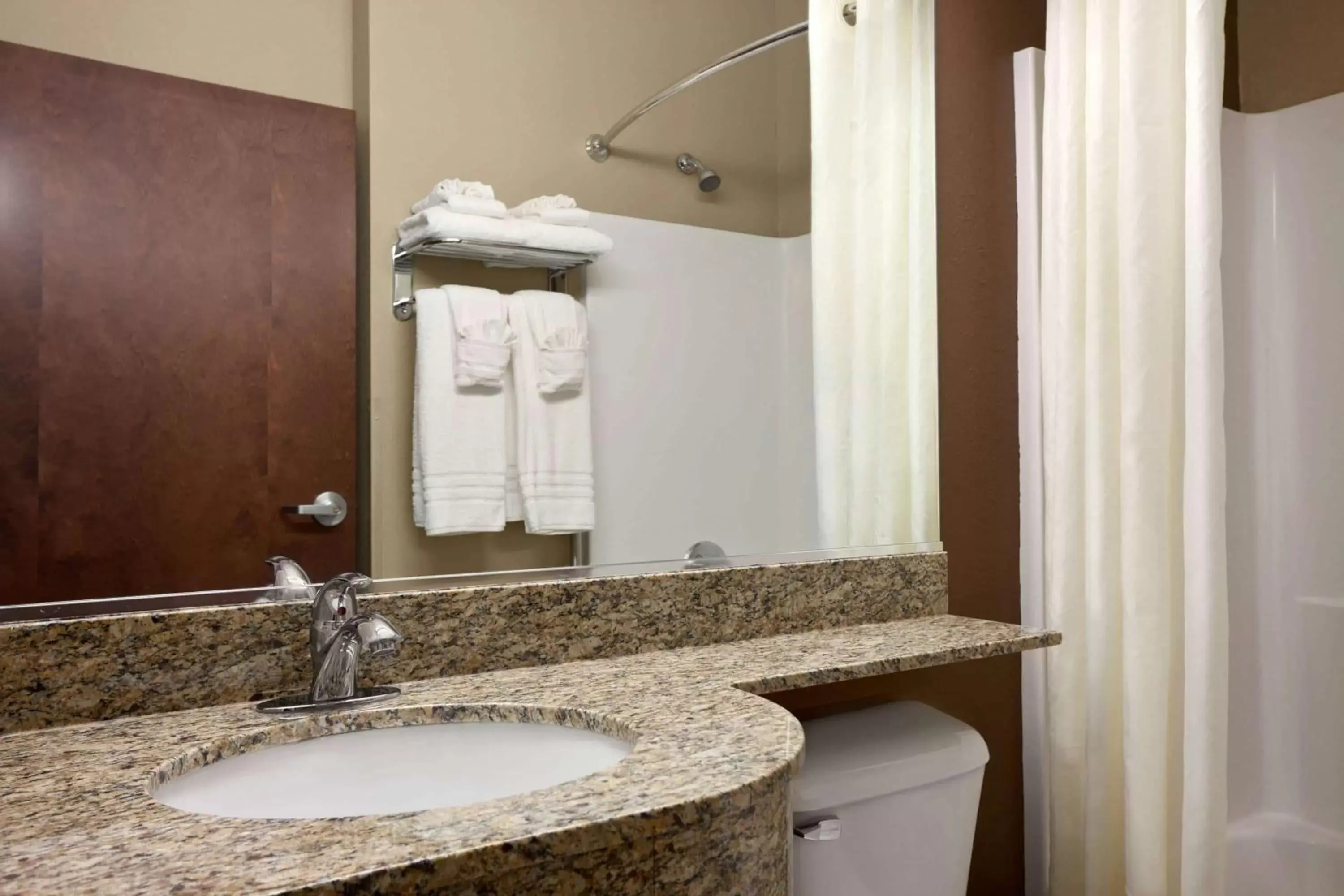 TV and multimedia, Bathroom in Microtel Inn & Suites - St Clairsville