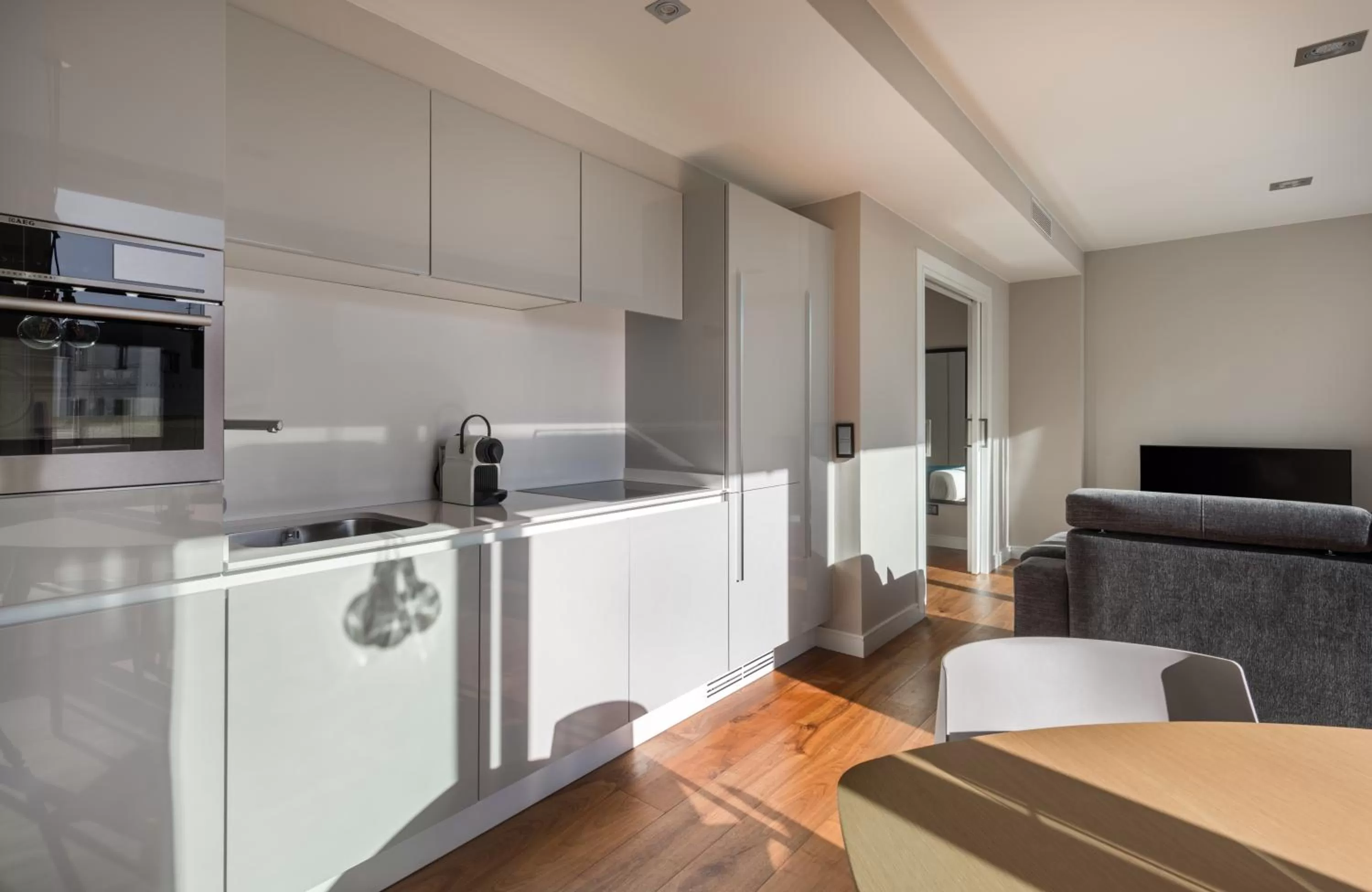 Kitchen or kitchenette in Gran View Apartments