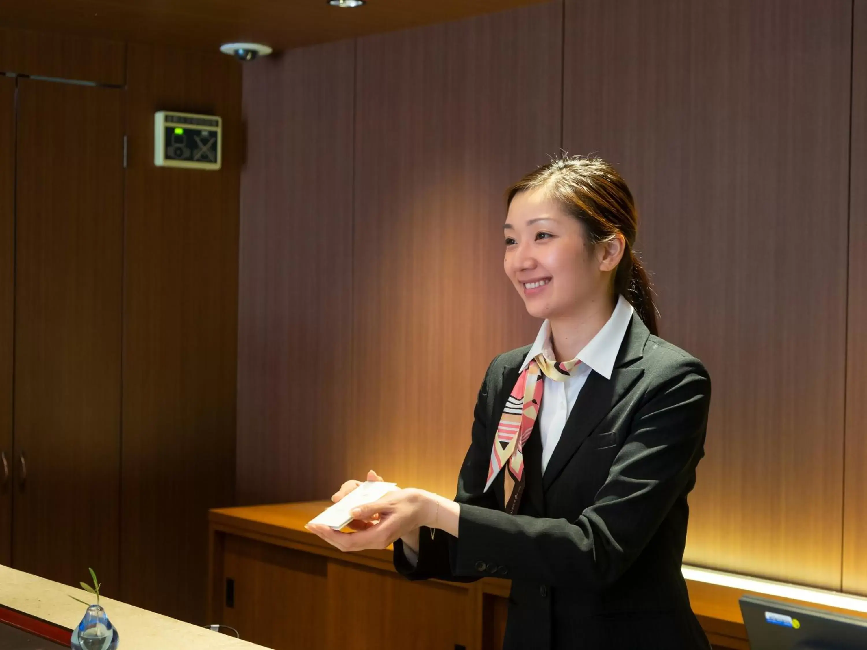 Staff in Takamatsu Kokusai Hotel